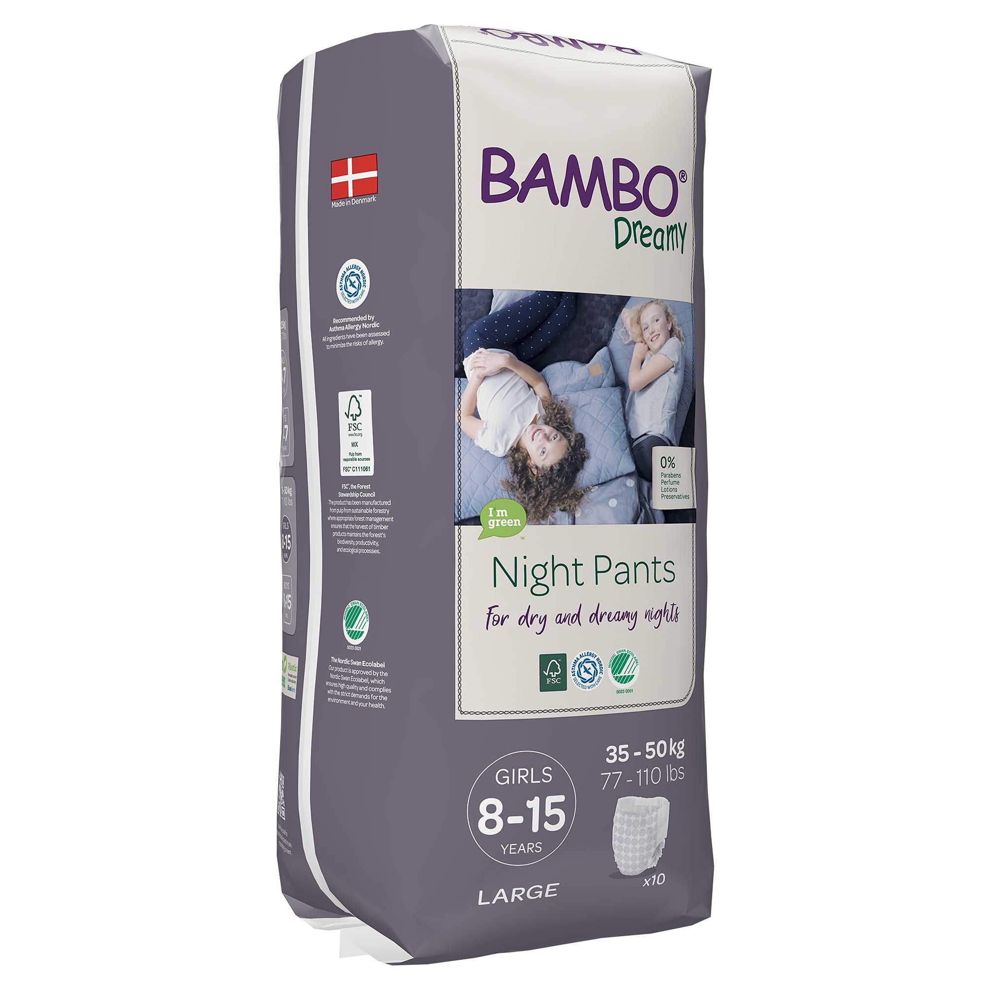 Bambo Nature Pantalon de pyjama de qualité pour fille
