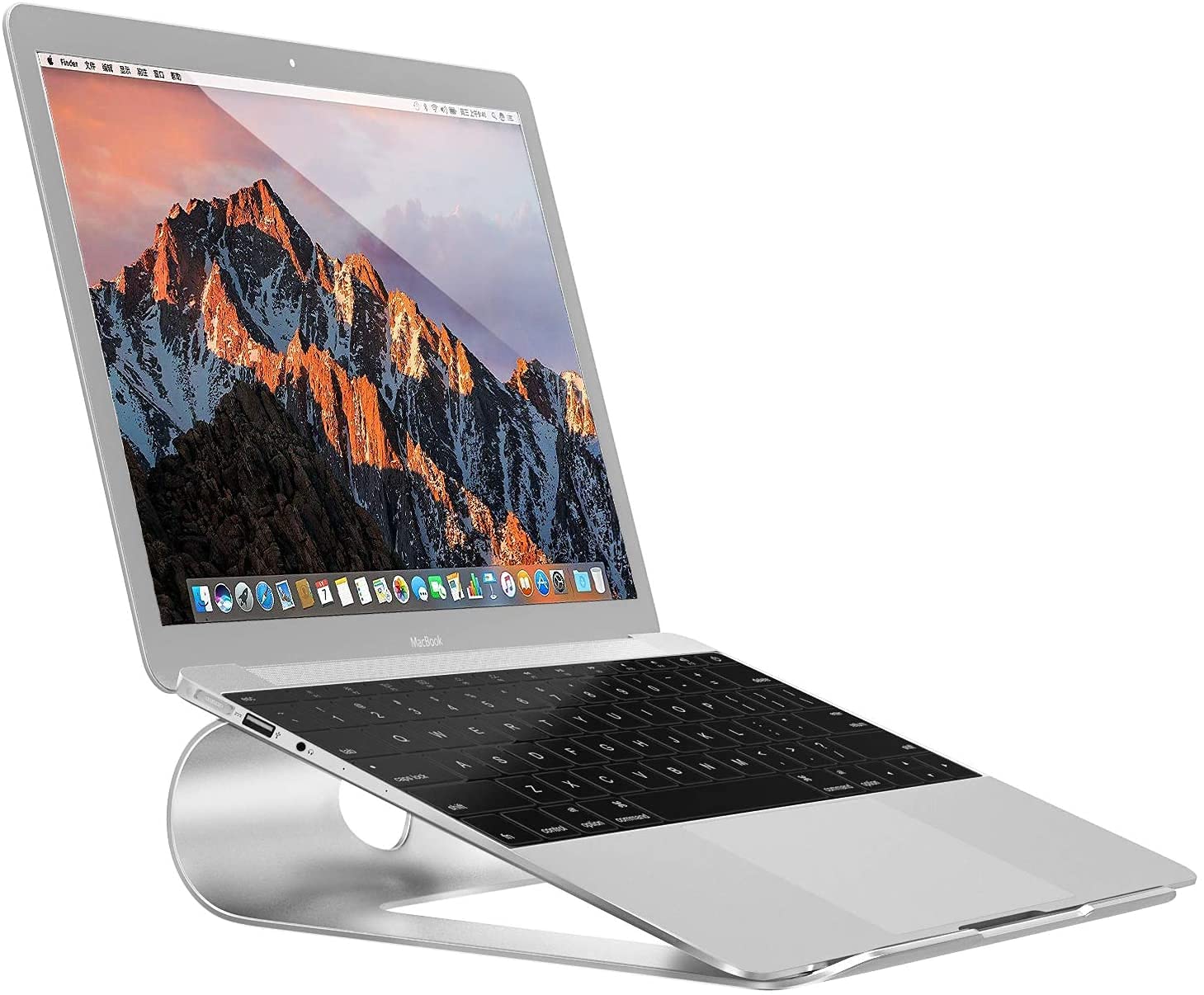 Odilia Laptop Stand for Desk Laptop Riser Stand Aluminum Ergonomic Computer Stand for Laptop for 10-15.6” Laptops (Silver) (B09MVS4W8V) Amazon Price History, Amazon Price Tracker