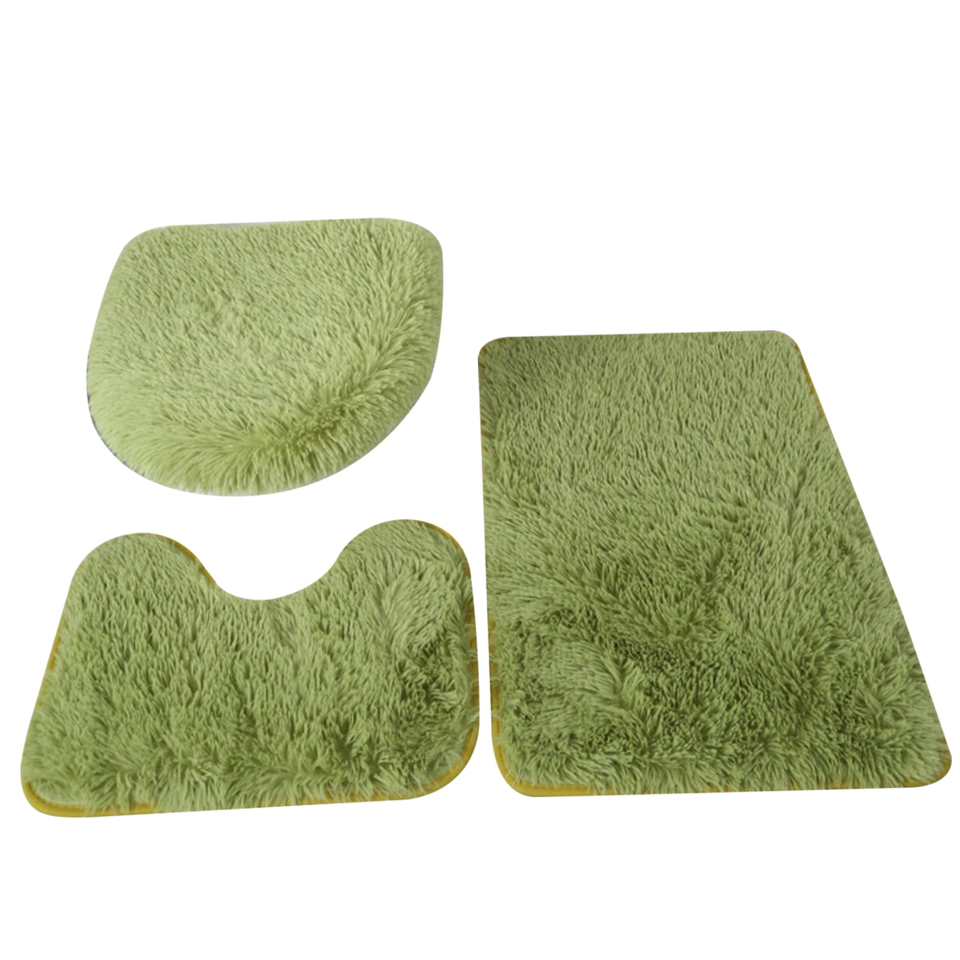 Tapis de bain vert Gcroet doux et absorbant pour une sortie de douche sereine