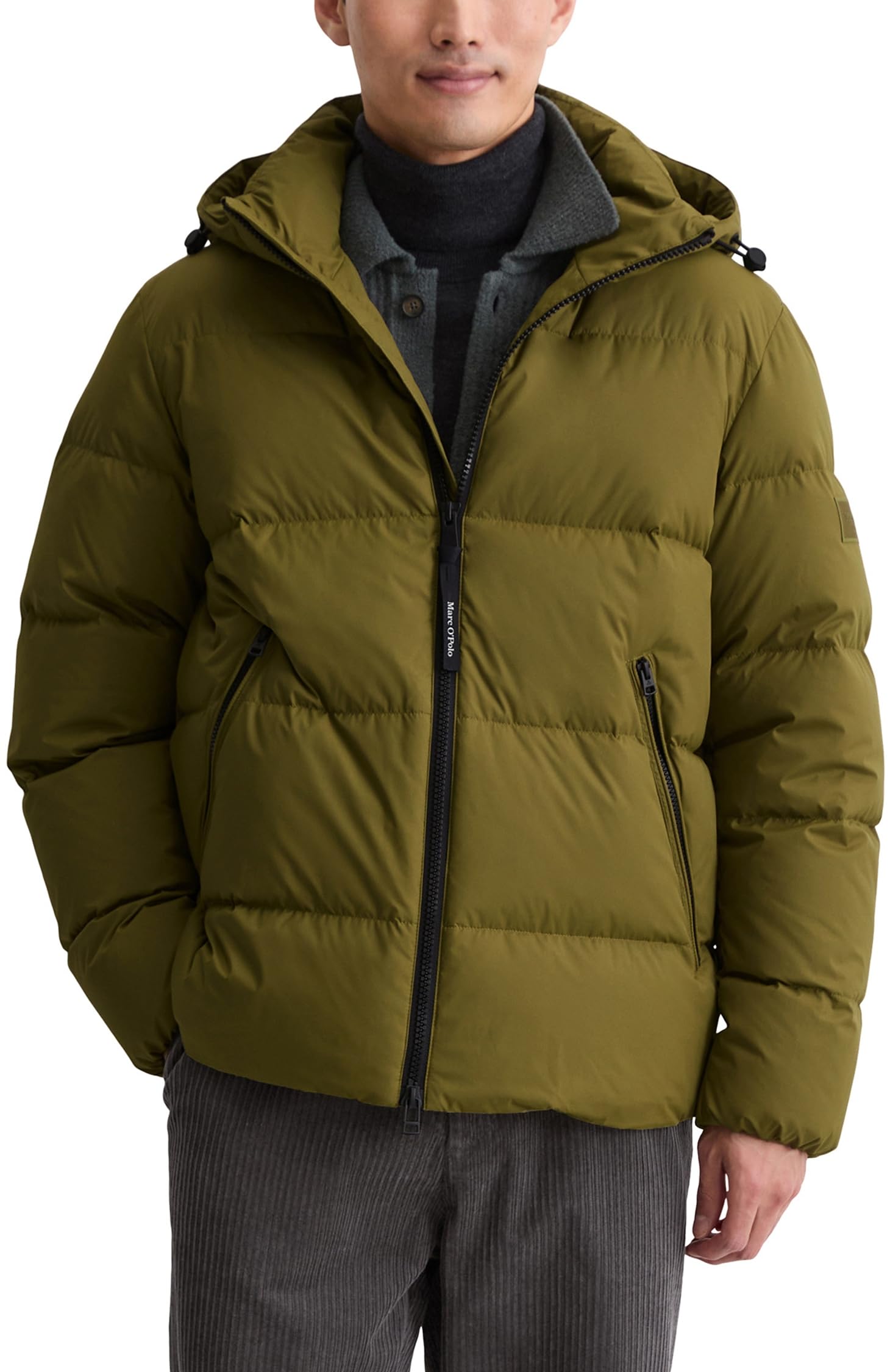 Marc OߴPolo Herren Daunenjacke mit abnehmbarer Kapuze Regular Fit