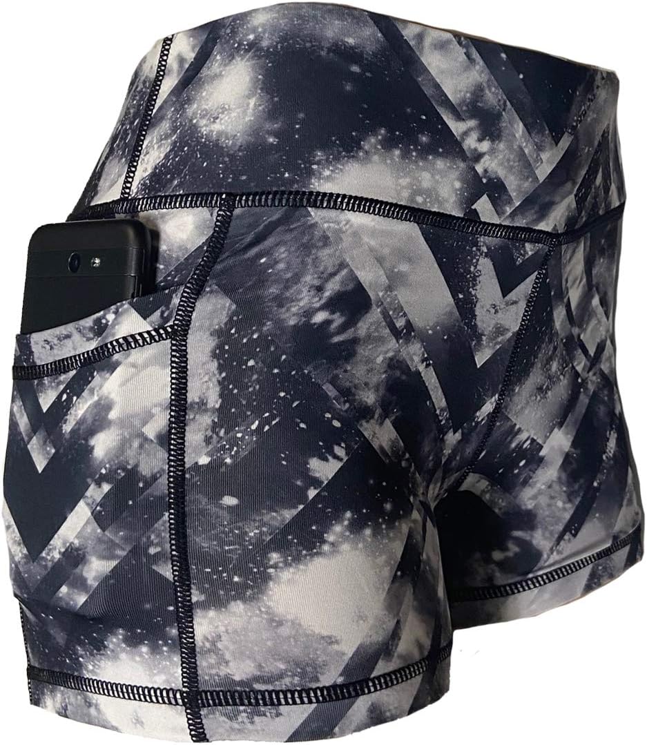 Epic MMA Gear 3" Stretchy Active Fitness Yoga Running Exercise Workout Shorts Side Pockets