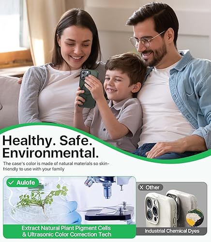 Miniatura 8 de Funda magnética fuerte para iPhone 15 Pro, compatible con MagSafe, probada en caídas de grado militar, a prueba de golpes, delgada, translúcida,