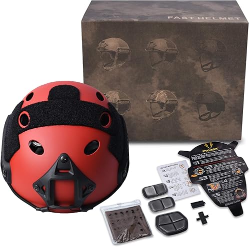 Miniatura 6 de Casco Airsoft y máscara táctica Bump casco Fast PJ Tape para hombres Multicam Sports