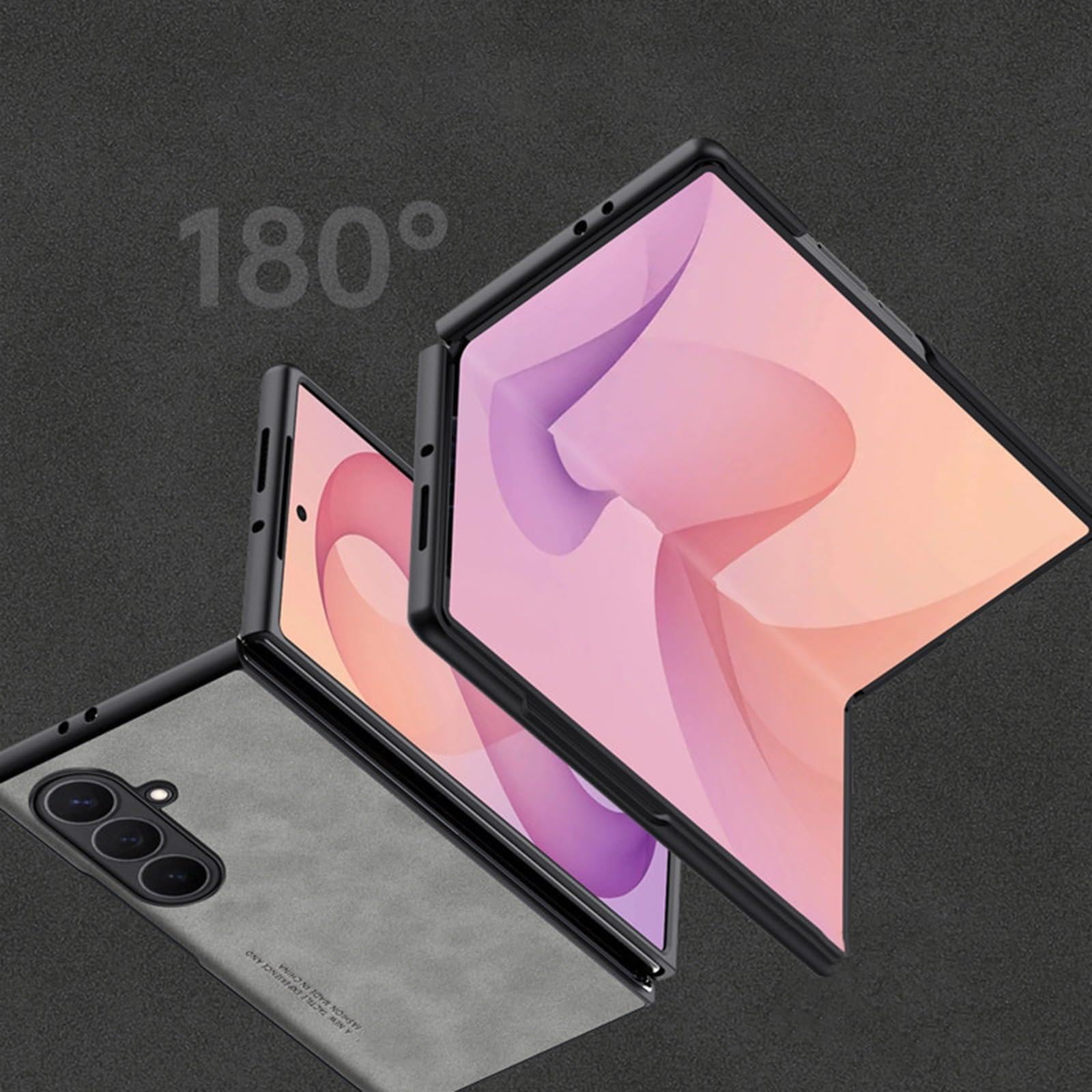 Custodia Slim for Samsung Z Fold 8/Ultra Pelle Rétro