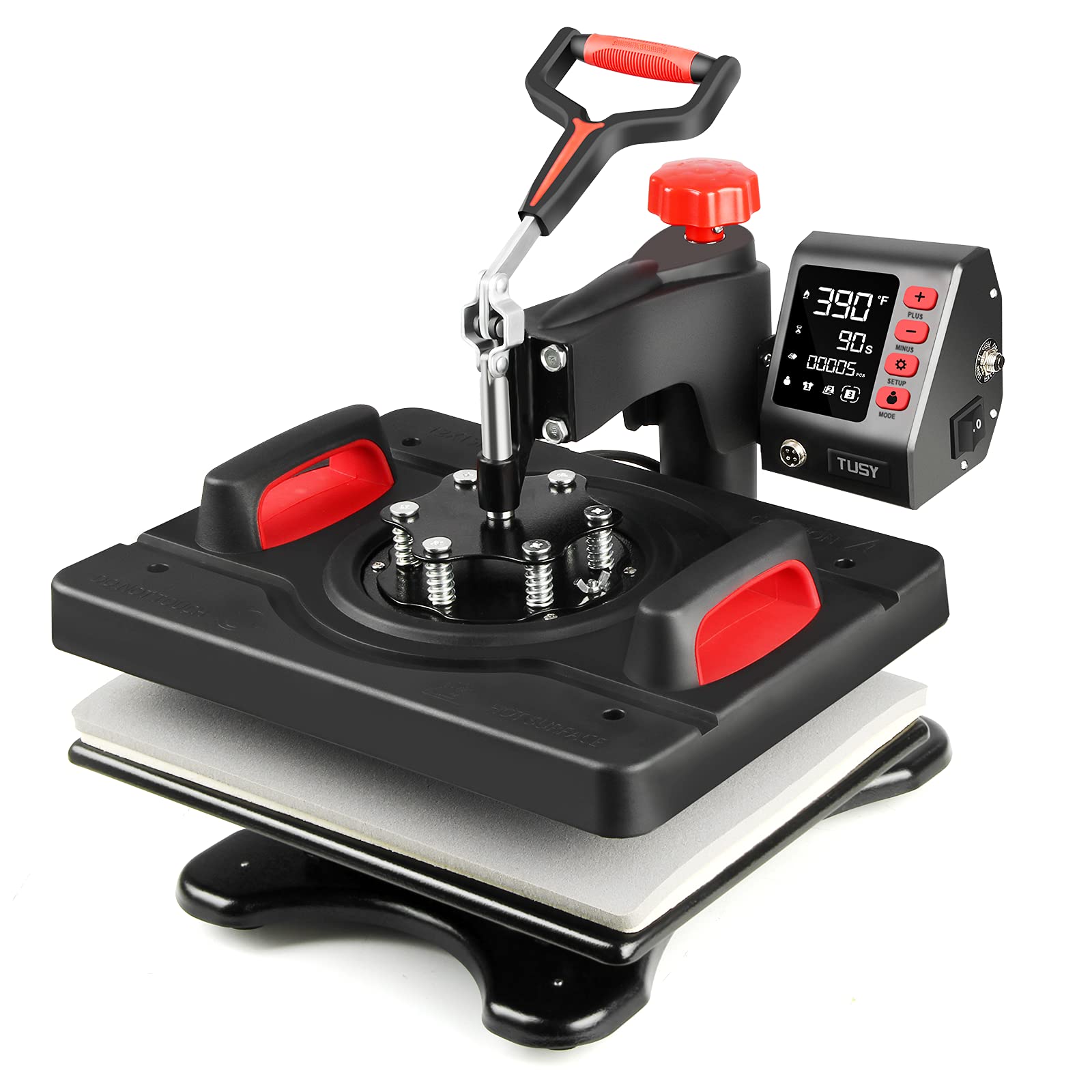 Buy TUSY Upgraded Heat Press, 12’’x15’' Intelligent Heat Press Machine, Memory Function for 3