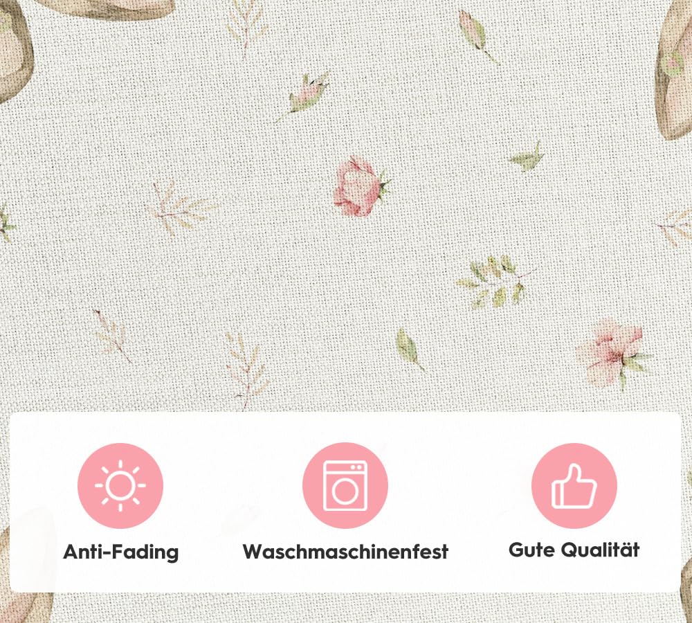 Tovaglia Pasquale Con Orecchie Di Coniglio - Decorazione Tavola Primavera, Antimacchia E Festosa - Foto 10