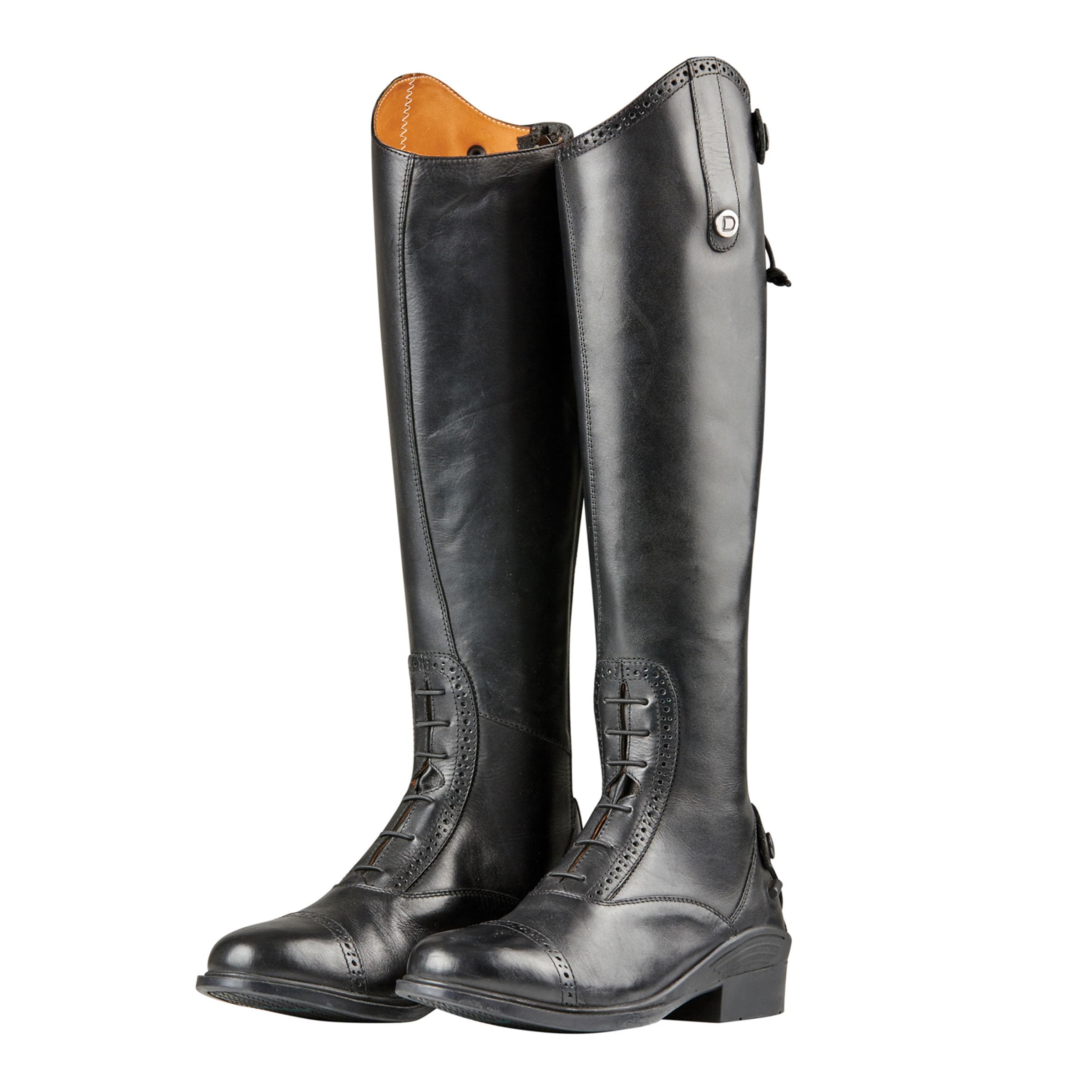 Dublin Holywell Tall Field Boots, Black, L6 Slim Regular