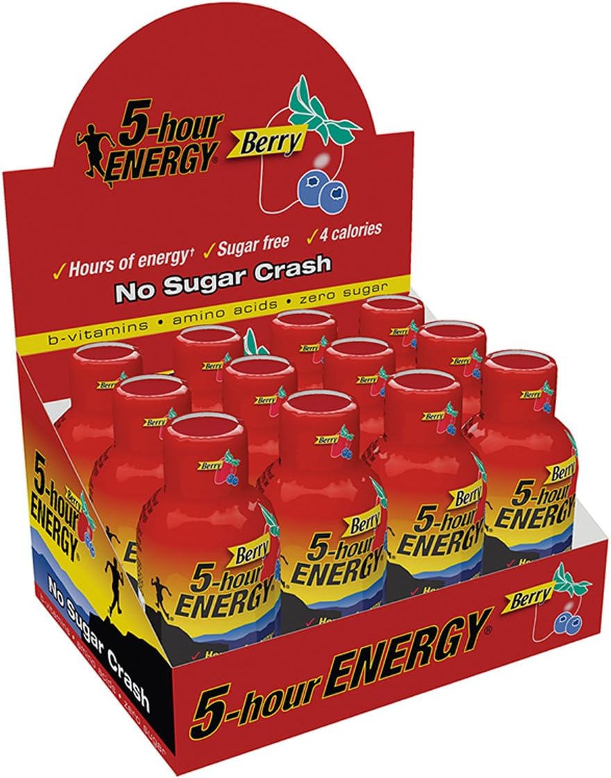 5Hour Energy 5Hour Energy Drink, Original, Per 12 Berry