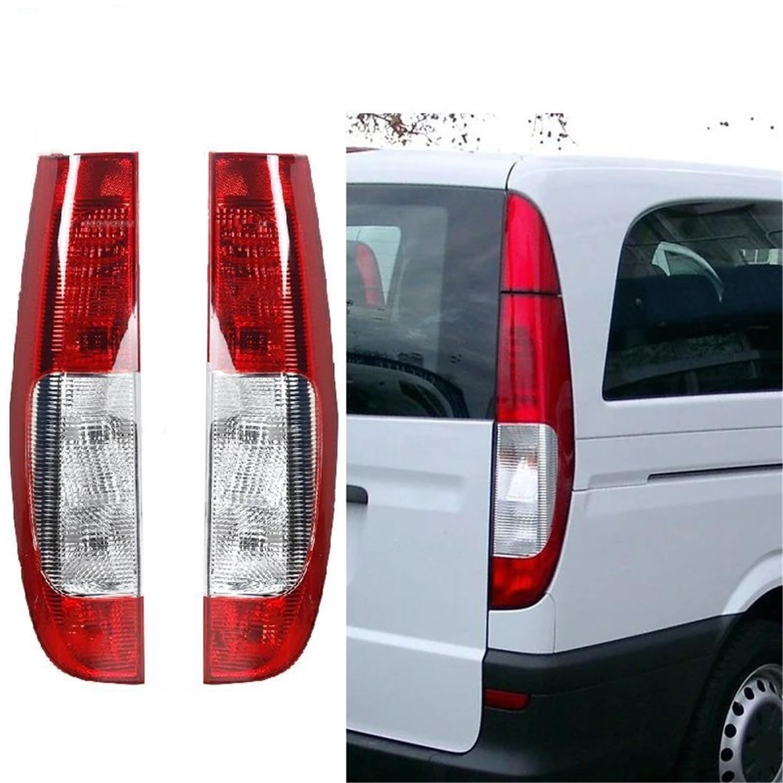 Piloto Trasero Luz Trasera Piloto Trasero Luces Traseras Para Mercedes Para Benz Para Viano 2004-2010 Para Vito W639 2004-2015 Luz De Freno, Luz De Señalización Y Posición | Izquierda
