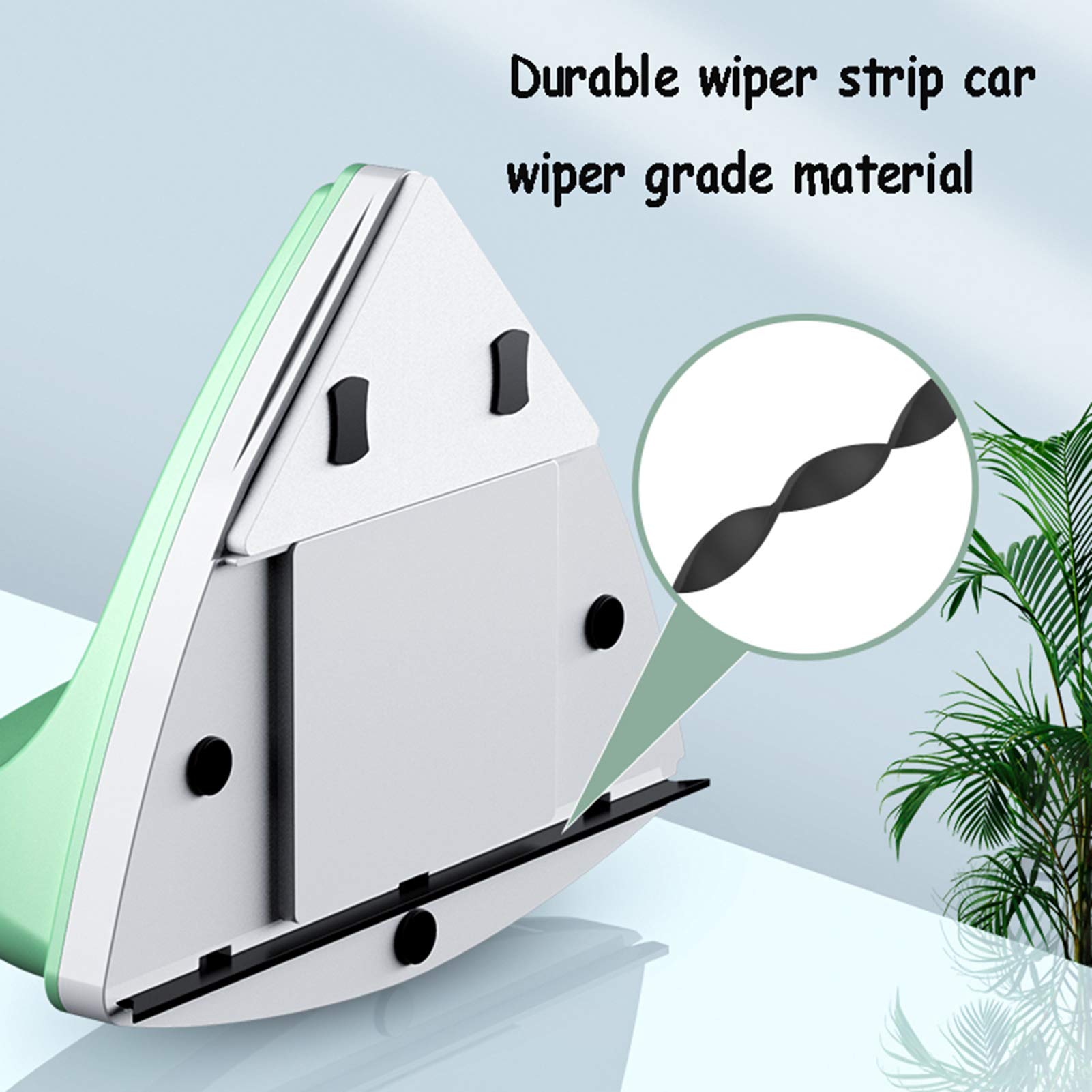 Limpiador de ventanas, limpiador de vidrio magnético de doble cara, para ventanas de doble capa de tres pisos, peceras, tragaluces, puertas de patio, ventanas de dormitorio e incluso mamparas de ducha