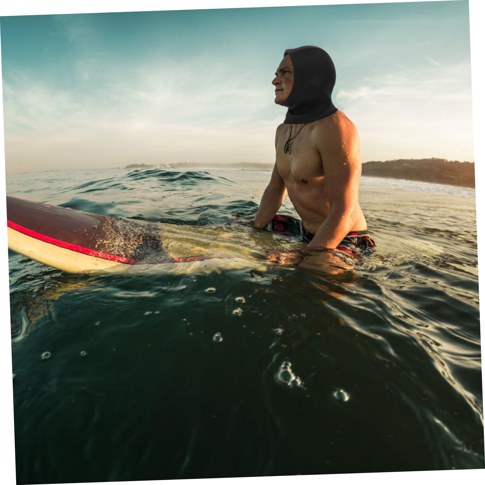 Toyvian Sun Blocking Neoprene Diving Hood for Warmth and UV Full Mask Cover for Surfing and Swimming