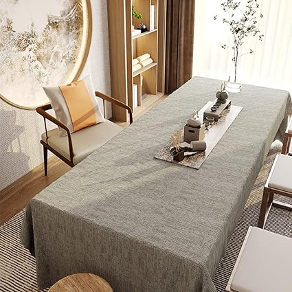 Amazon テーブルクロス おしゃれ 無地 130x180 防水 北欧 綿混 リネン風 撥水 シンプル 長方形 丸洗い可 テーブルカバー 食卓カバー 130x180 ライトグレー テーブルクロス オンライン通販 Amazon テーブルクロス おしゃれ 無地 130x180 防水 北欧 綿混 リネン風 撥水 シンプル 長方形 丸洗い可 テーブルカバー 食卓カバー 130x180 ライトグレー テーブルクロス オンライン通販