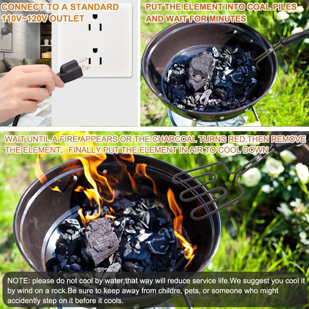 Electric Charcoal Starter 800w, Electric Charcoal Liberia Ubuy - Main Image