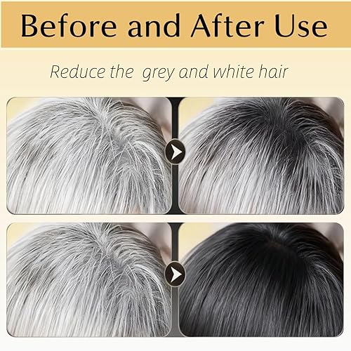 Miniatura 4 de 2 unidades de jabón en barra inversa para cabello gris, barras de champú negras para oscurecer el cabello y la barba, limpiar profundamente y nutrir