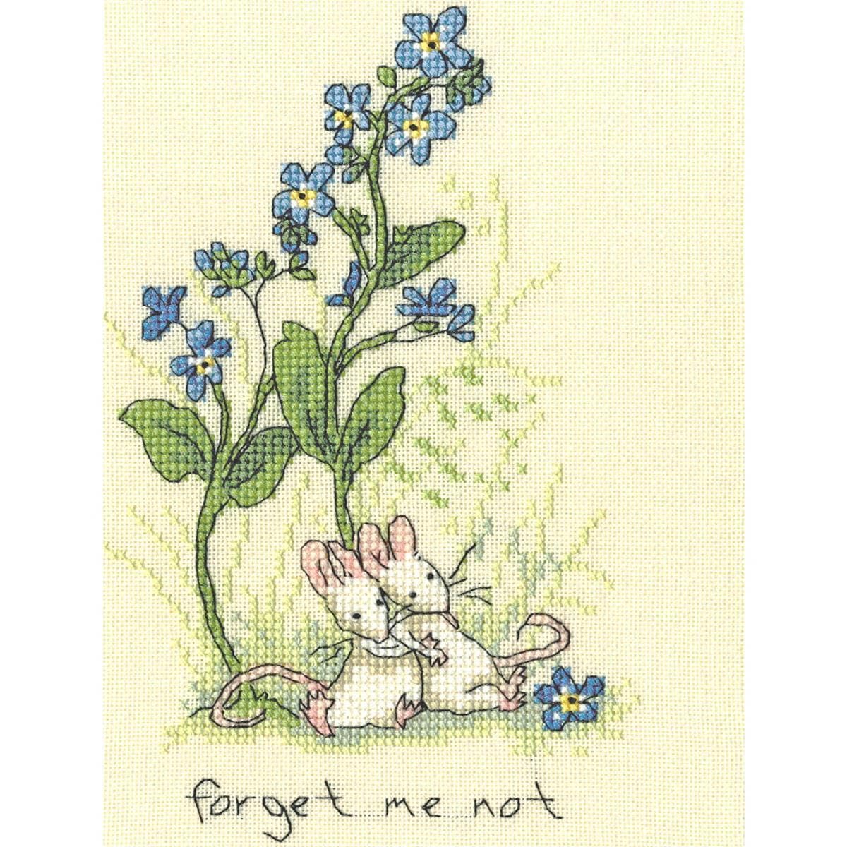 Bothy Threads Cross Stitch Kit - Forget me not