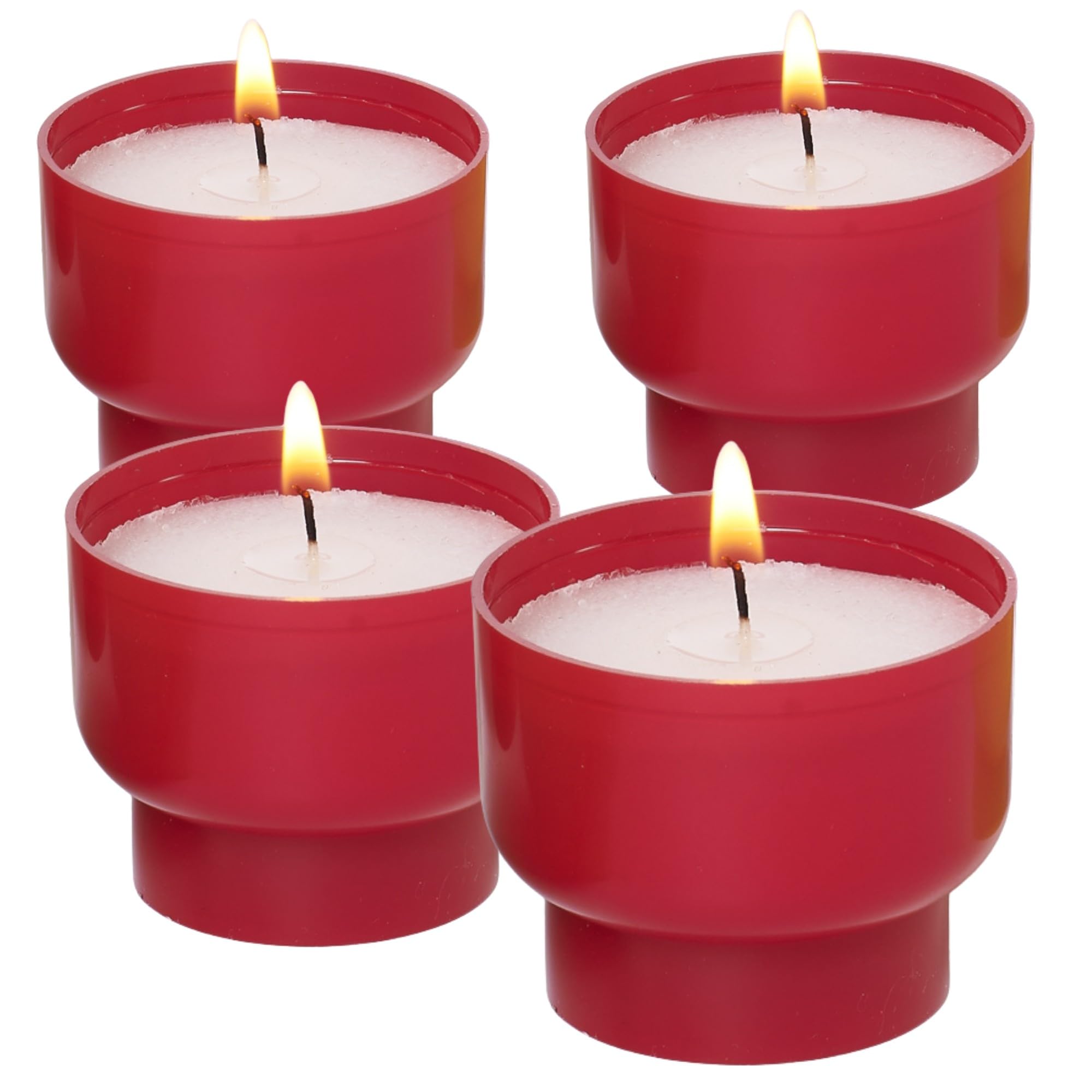 Bougie Lumignon Chauffe Plat-Lot 90 votives rouges 6h-Godet 100% naturel-Bougie votive Ciergerie Desfossés-Cire minérale