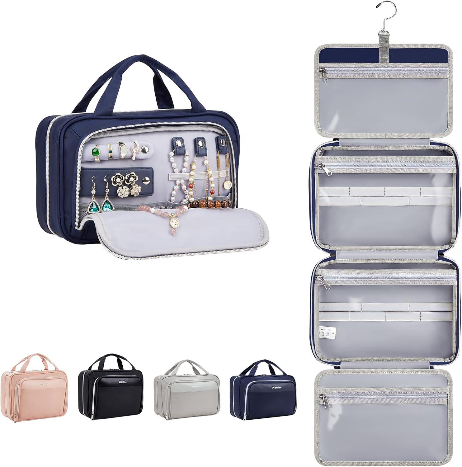 OlarHike Travel Toiletry Hanging Bag Waterproof Bags