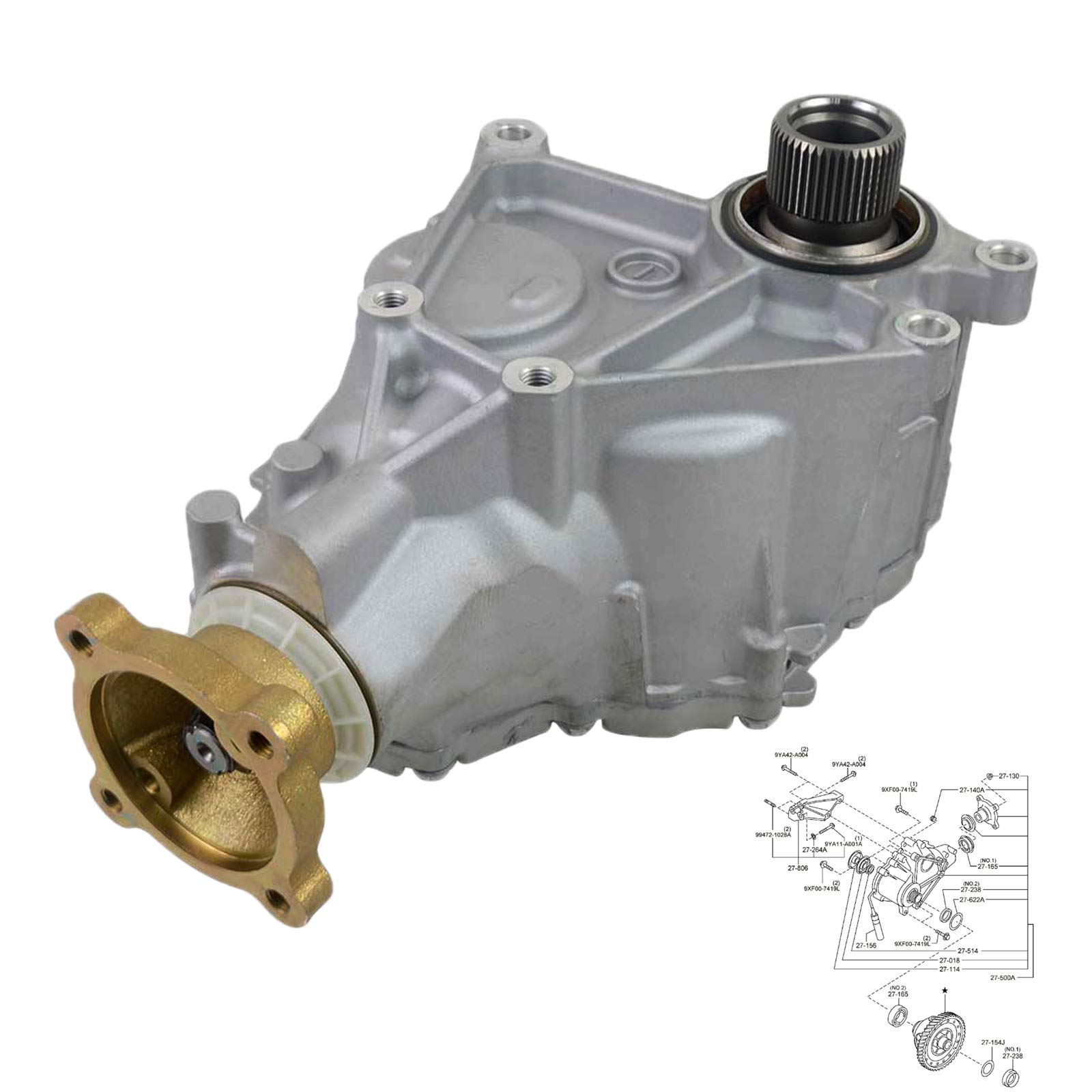 AW2127500N9U Transfer Case Differential Unit Assembly Replacement