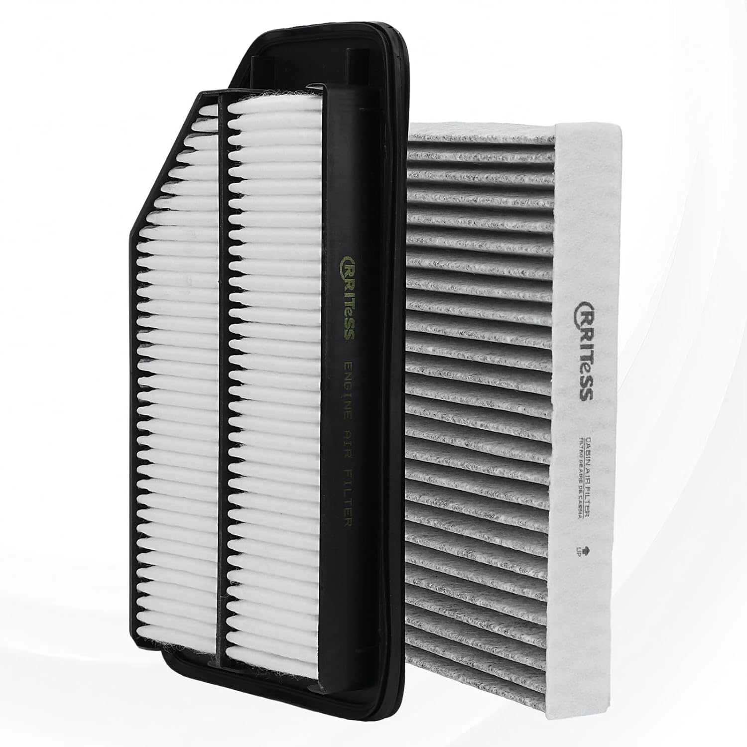 CA11042 Engine Air Filter and CF10134 AC Filter Compatible with Hon-da Odyssey 2011-2017 V6 3.5L.