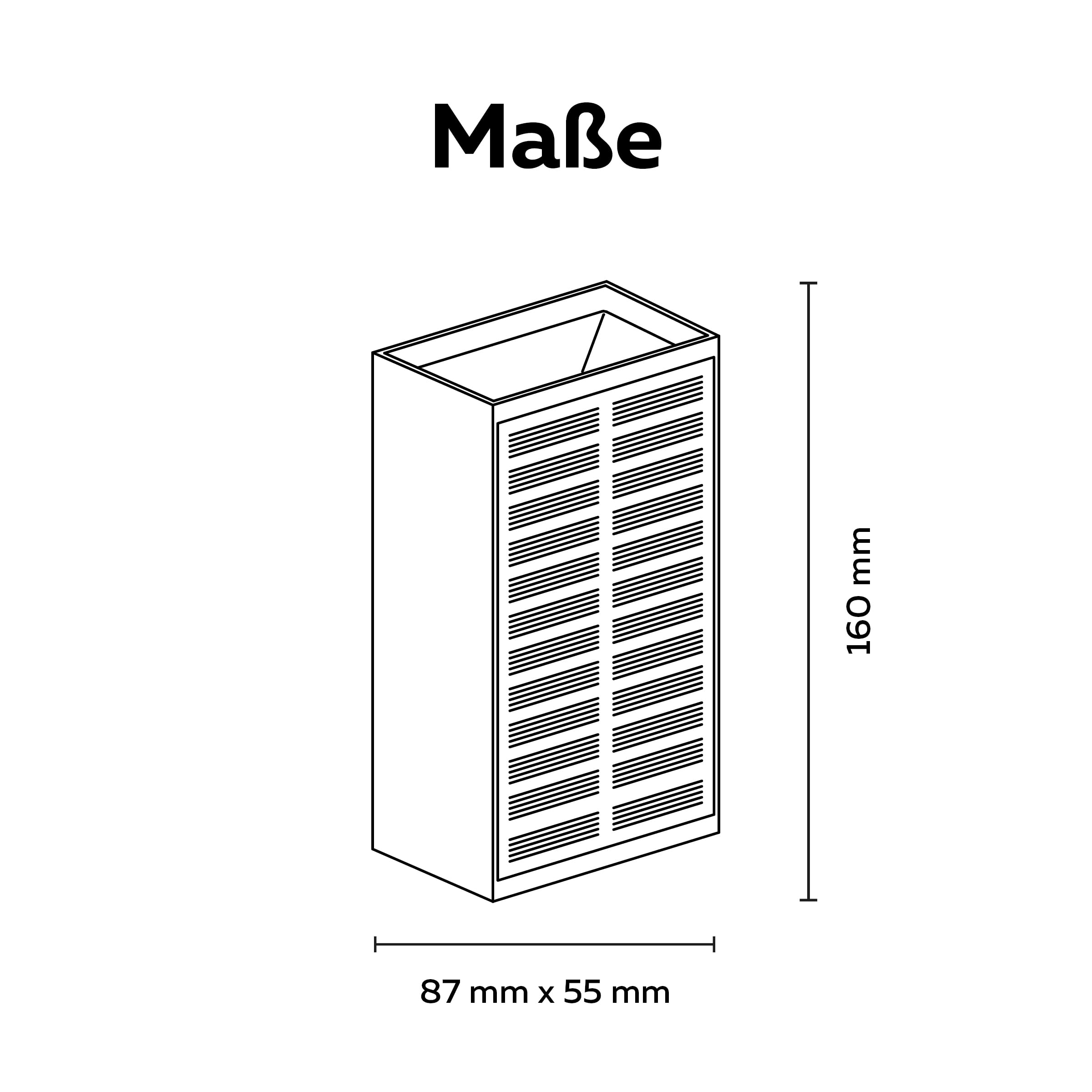 CALEX Birindisi Solar Wandleuchte, Warmweißes Up & Down Licht, Solarbetrieben, Kabellos, Wasserdicht, Schwarz, 4-Pack