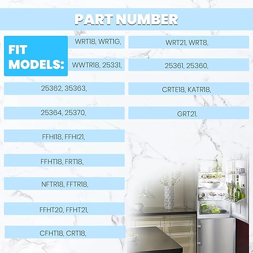 Miniatura 2 de HECASA 1x240534701 y 2x240534901 Estante para puerta de refrigerador, riel de barra compatible con Frigidaire Kenmore Gibson Galaxy Kelvinator