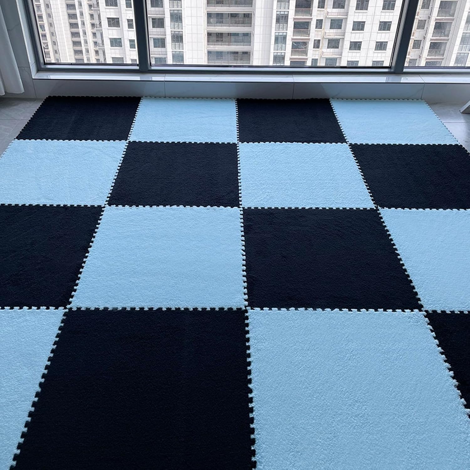 Carreaux moelleux 10 mm d'épaisseur pour isoler et adoucir les sols froids