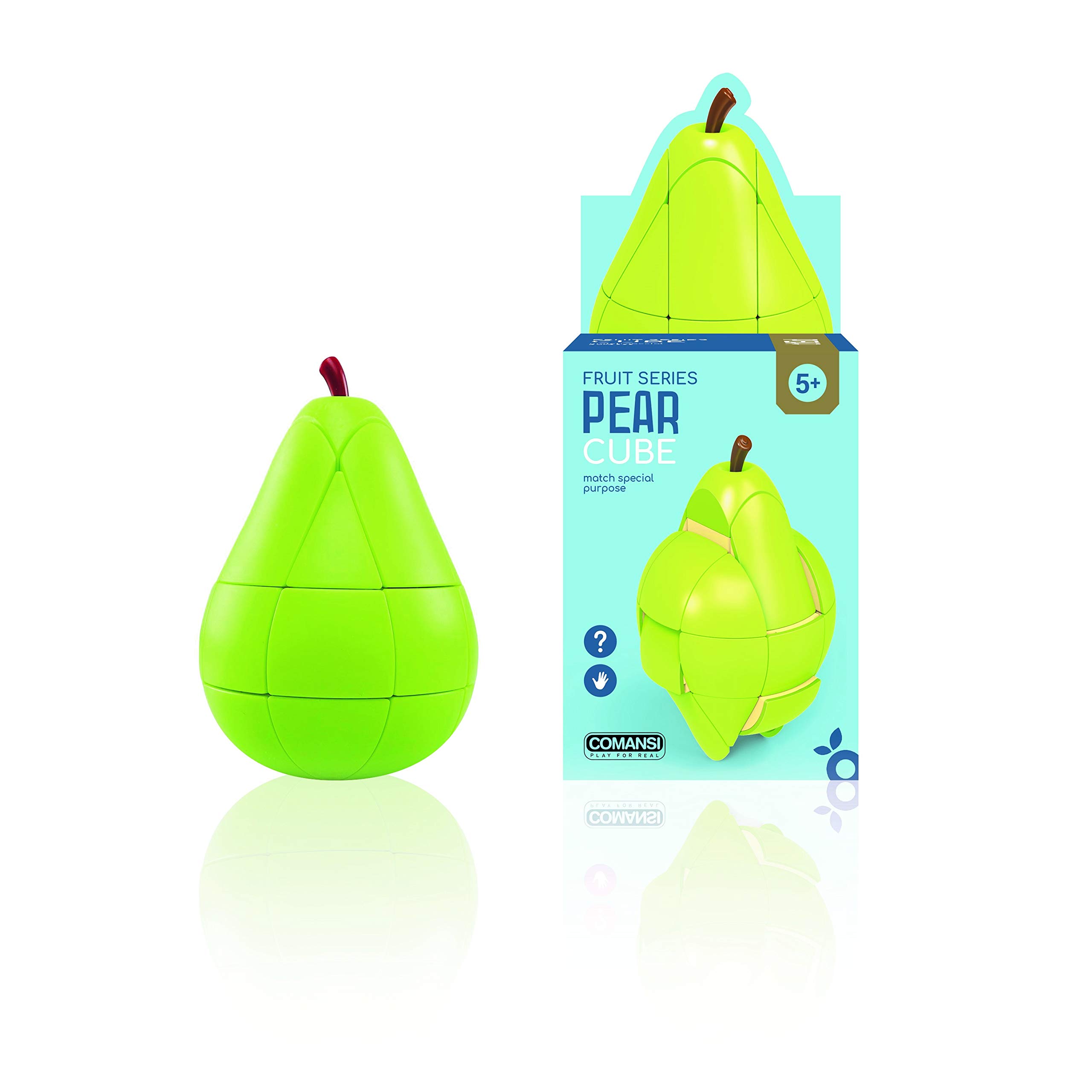Comansi Pear Cube Magic Speed Cube, Multicoloured, 7 x 7 x 11 cm (C18995)
