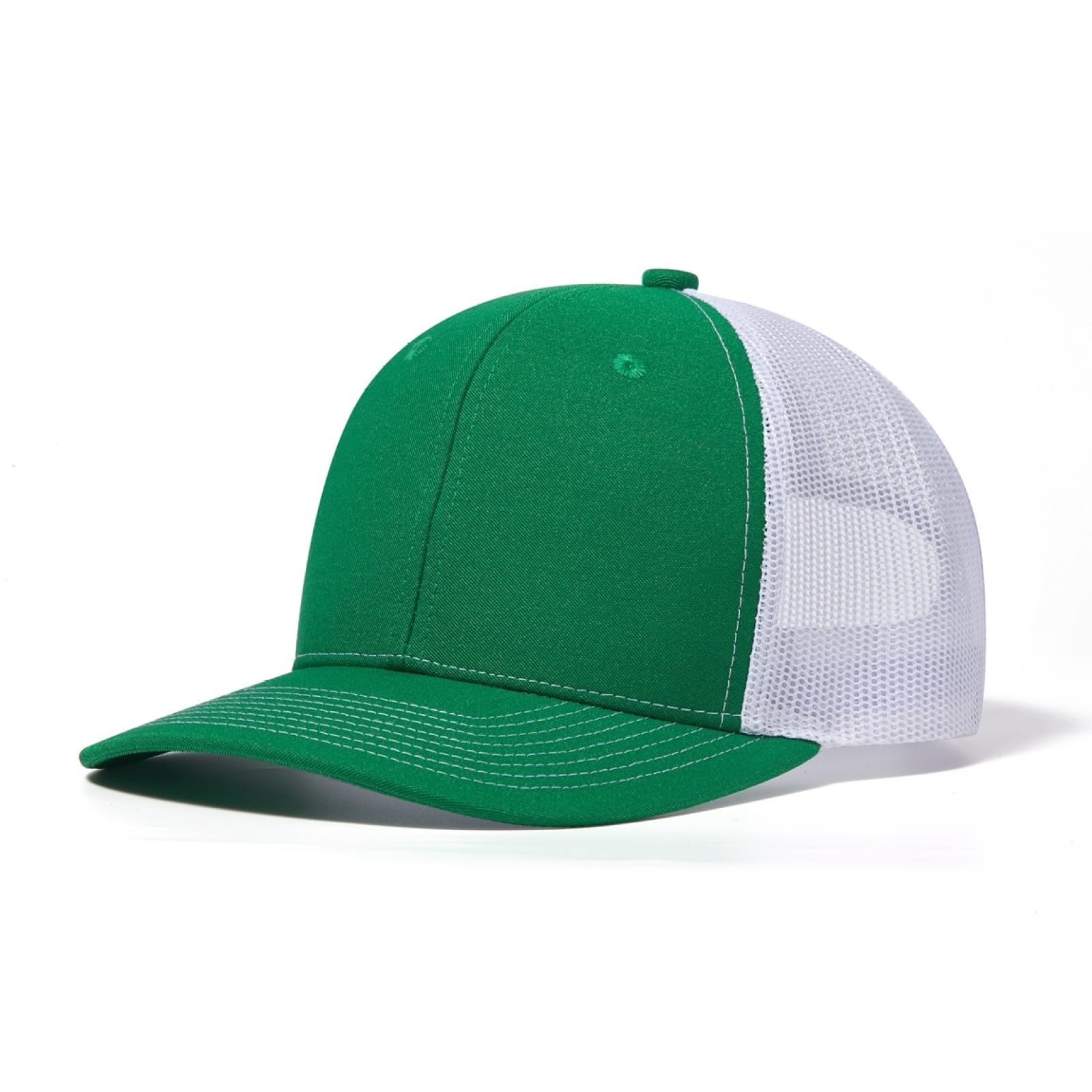 HaloHorus Workout Hat Baseball Cap for Men Women, Adjustable Mesh Athletic Hats Running Hat for Gym Fishing Hiking Golf, P6-green-white, One Size — image 1
