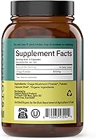 Vista 3 de Complete Natural Products Cápsulas orgánicas de hongos Chaga - 100 unidades, poder antioxidante orgánico, refuerzo inmunológico, apoyo intestinal