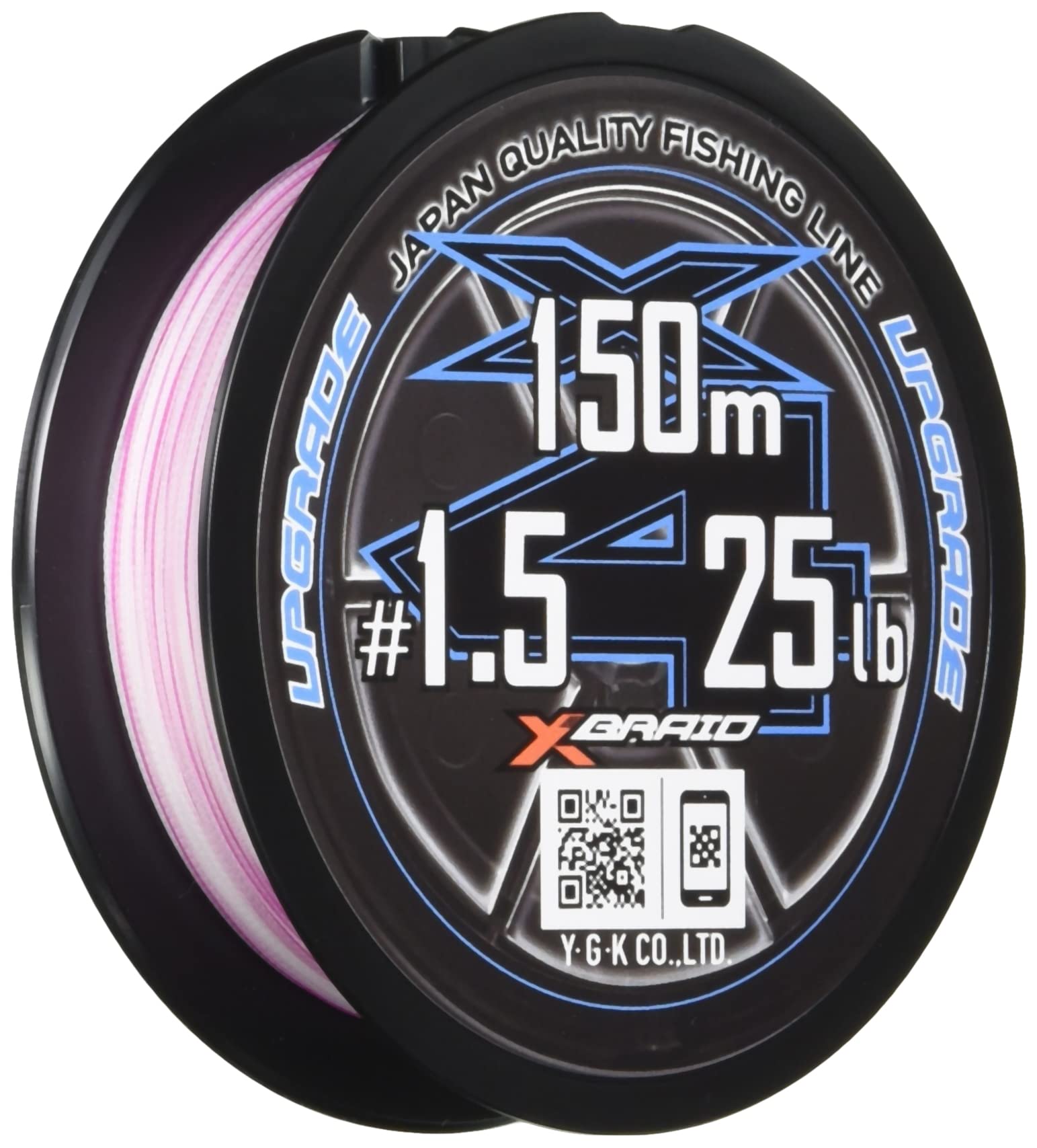 YGK X-BRAID Japan Quality Fishing 4-Strand Braid Line UPGRADE X4 150m/White