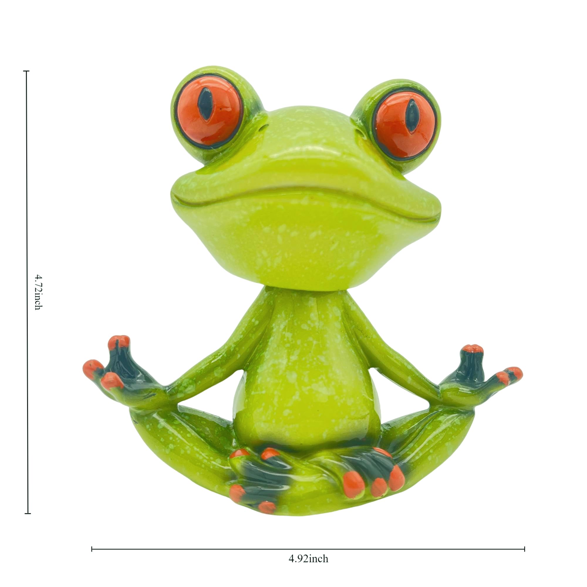 Amazon.co.jp: Lasaoto カエル 像 装飾 クリエイティブ レジン