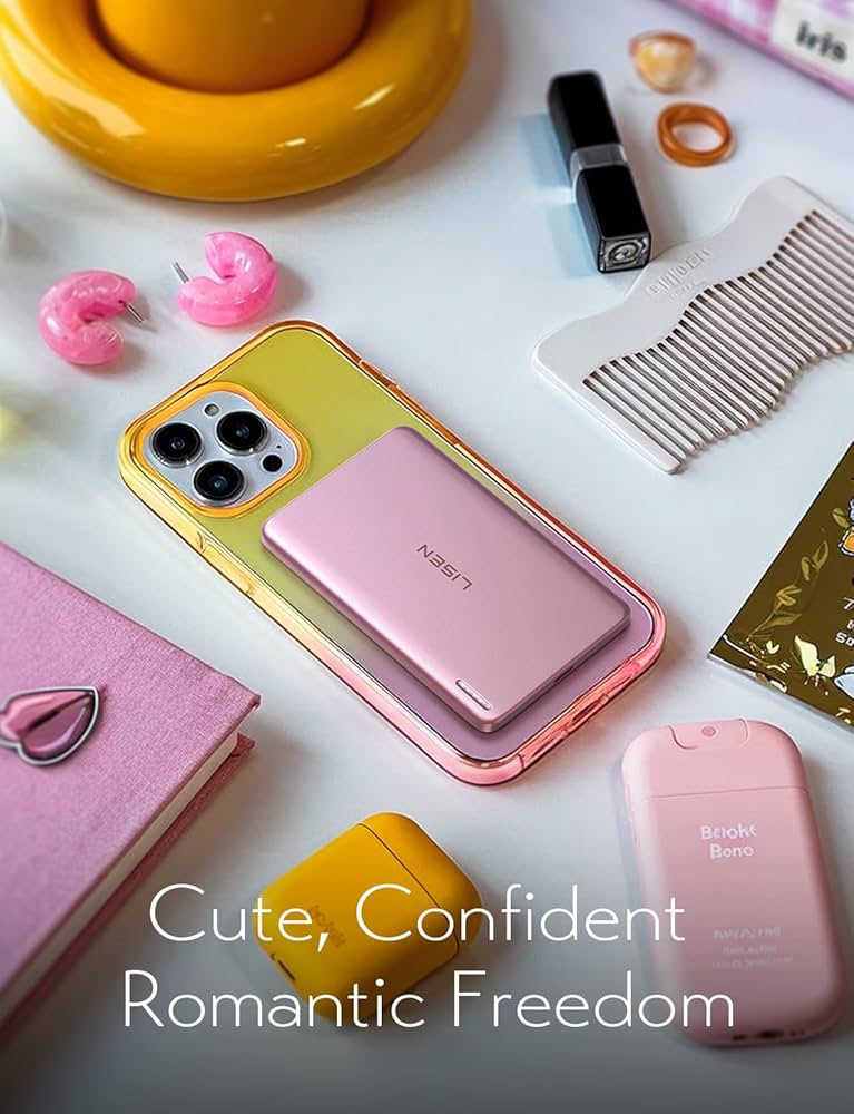 LISEN 超薄型 magsafe対応 モバイルバッテリー 5000mAh Amazon | 【米軍進化・高精密Magsafe対応】LISEN モバイル