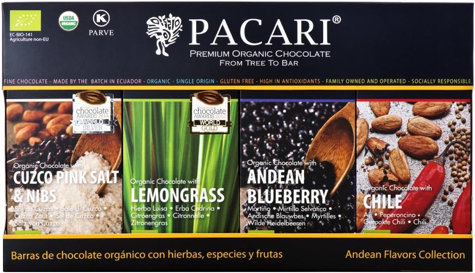 Pacari Dark Organic Andean Flavor Collection