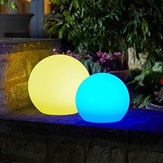 Garden Mile Colour Changing LED Lamps, Orb an...,