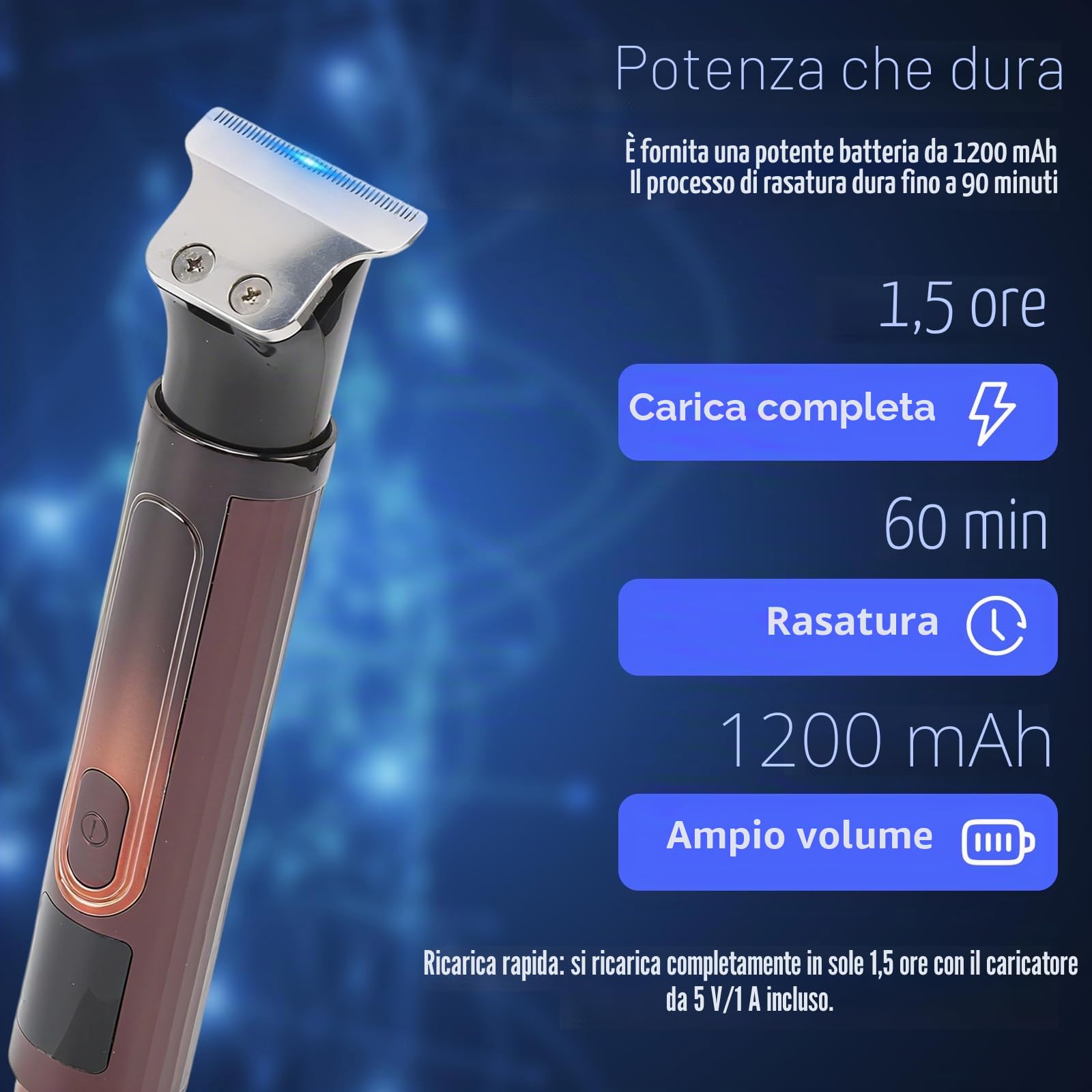 Rasoi da uomo 4 in 1 con manico di estensione | Rasoio elettrico senza fili impermeabile per capelli, barba, palla, inguine, peli pubici, rasatura liscia