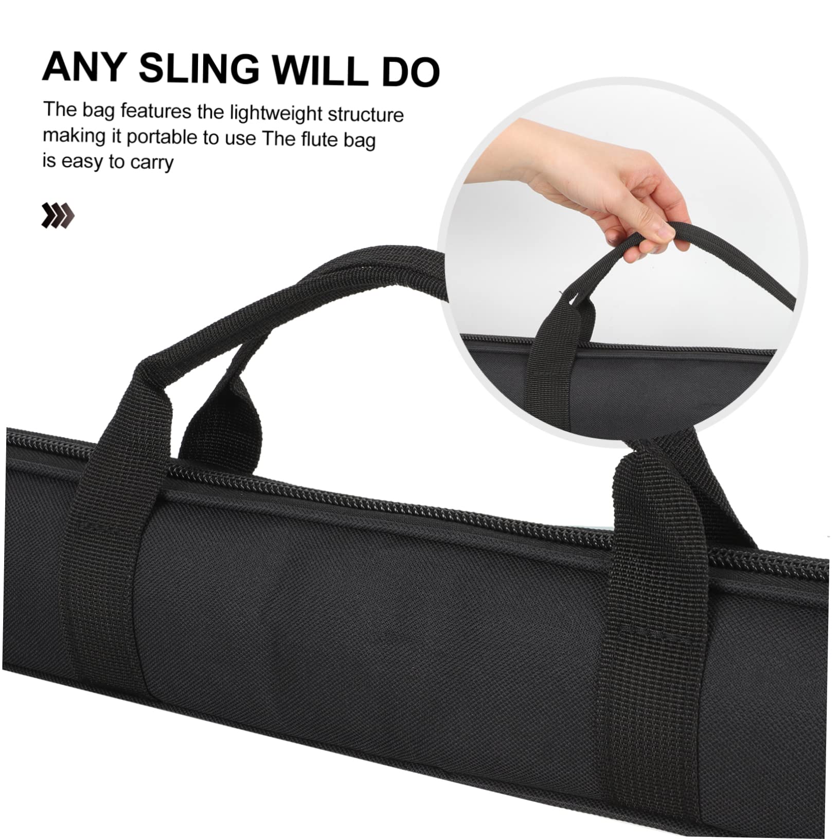 VICASKY Bambou Flûte Fourre-Tout Usa Accessoires Sacs À Main Légers Étui De Transport En Tissu Flûte De Rangement Instrument De Musique De Bambou Pochette De Rangement