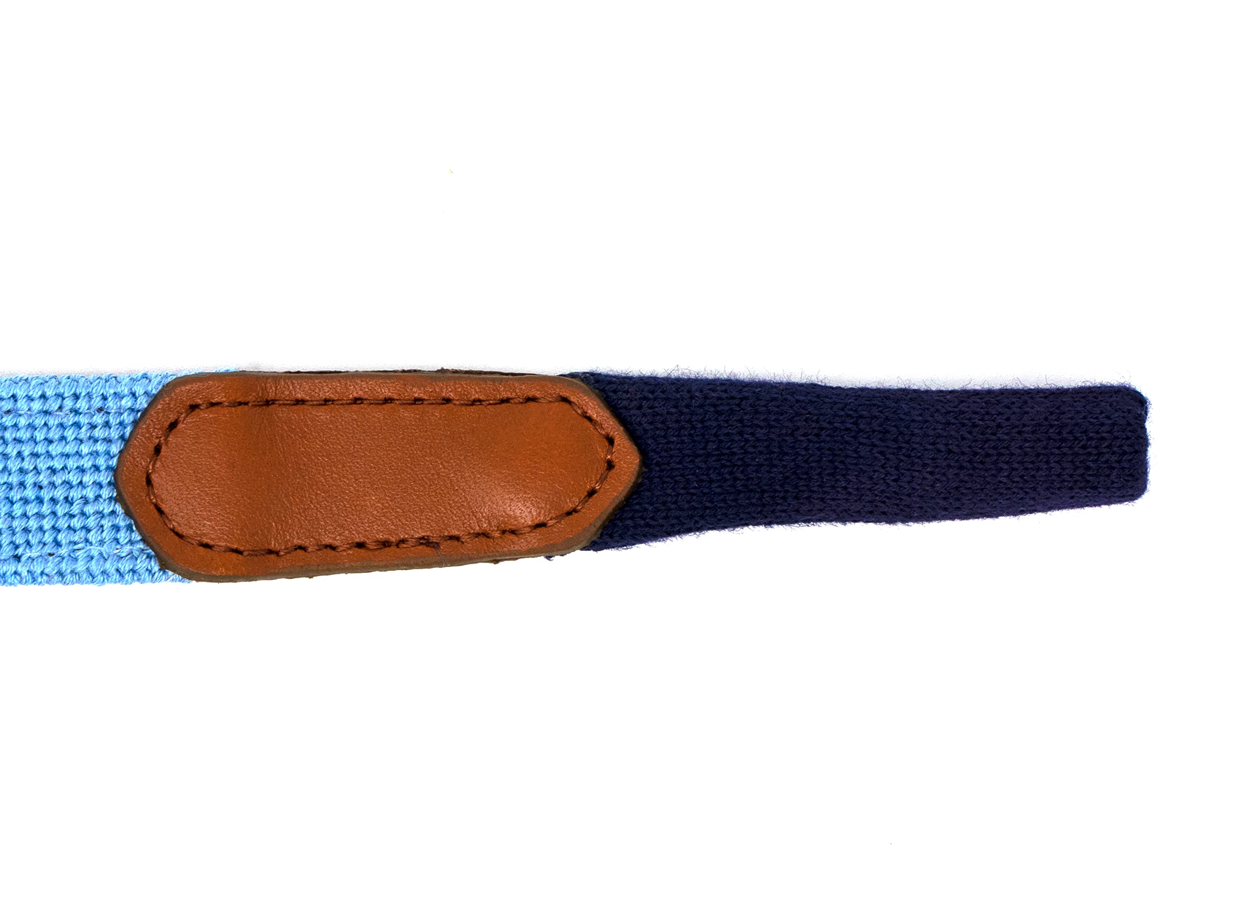 Correa de piel cosida a mano para gafas de sol - azul - talla única