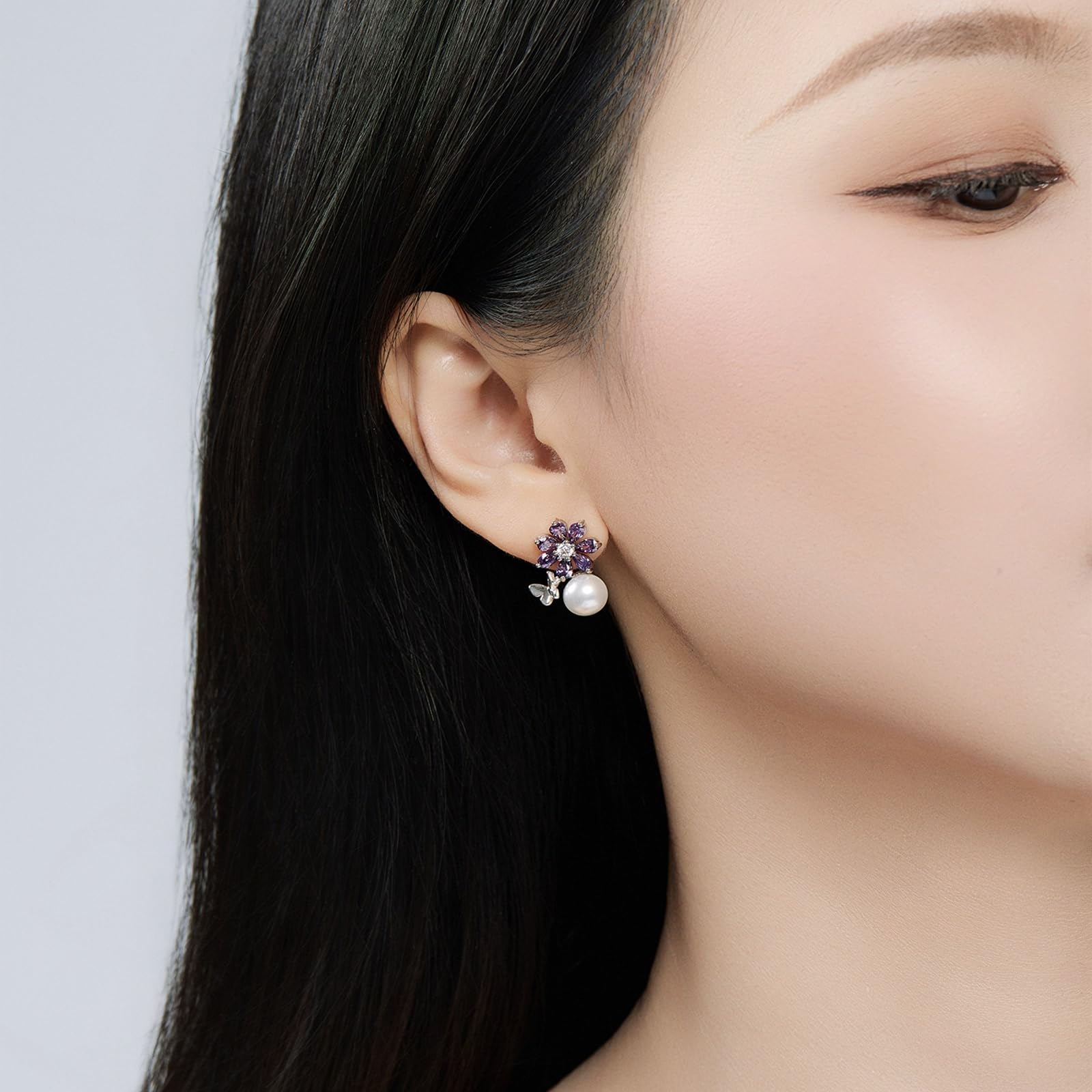 Pendientes de platino 950 para mujer