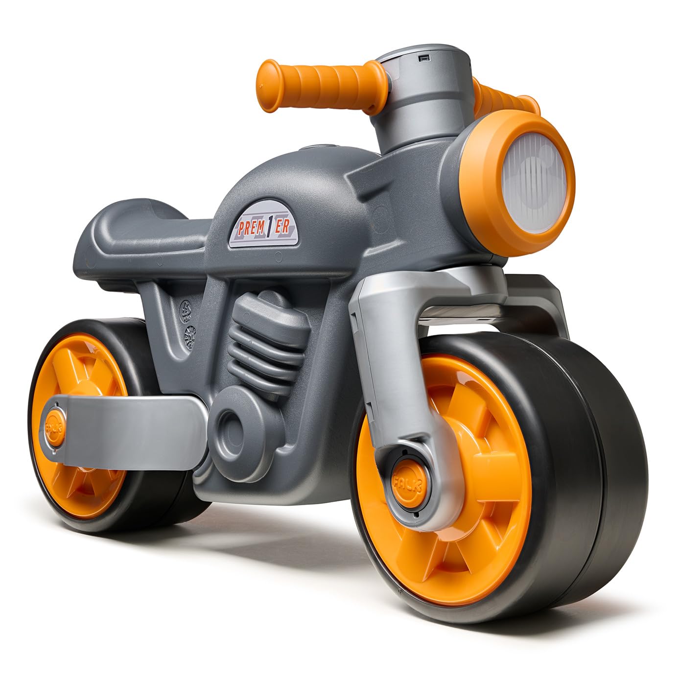 Falk Laufrad Motorrad ab 1 Jahr I Kinder Laufrad & Motorrad Spielzeug mit Hupe & leisen Rädern I Robustes Kinderfahrzeug aus recyceltem Kunststoff I Geschenk zum 1. Geburtstag