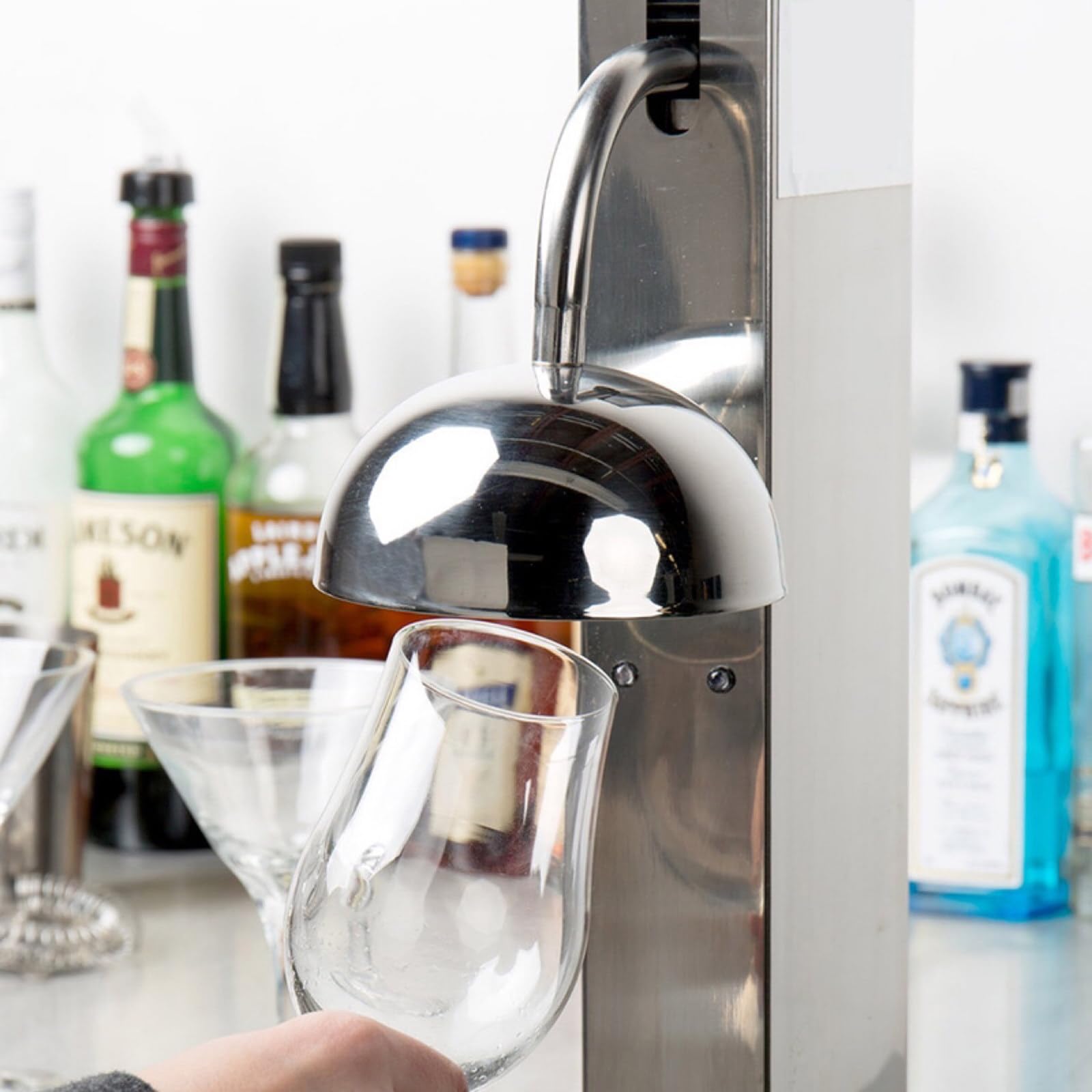 Instant Glas Froster Chiller mit Multicolor LED Licht, Mini Glas Chiller, Gefriert Gläser auf -45 ° C, für Bars, Restaurants, Clubs, Hotels