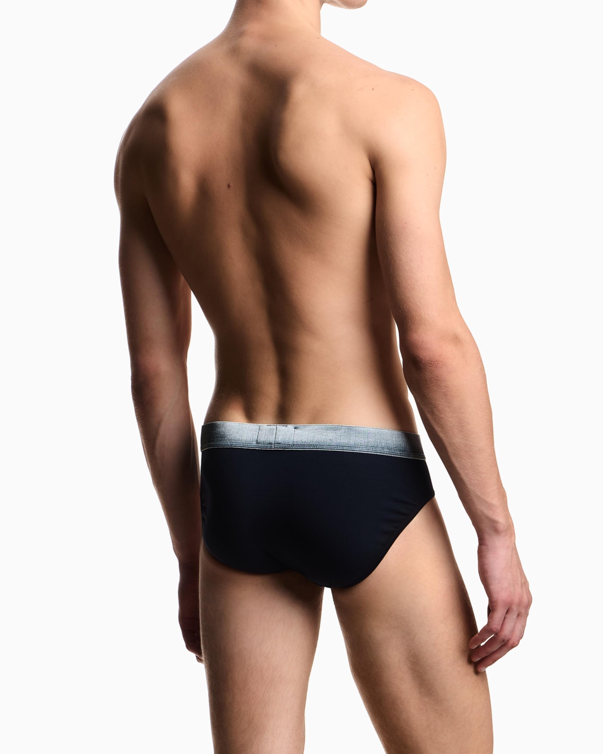 EMPORIO ARMANI Confezione da 3 Slip da Uomo, AR. Blu/Orion/AR.Blu, L