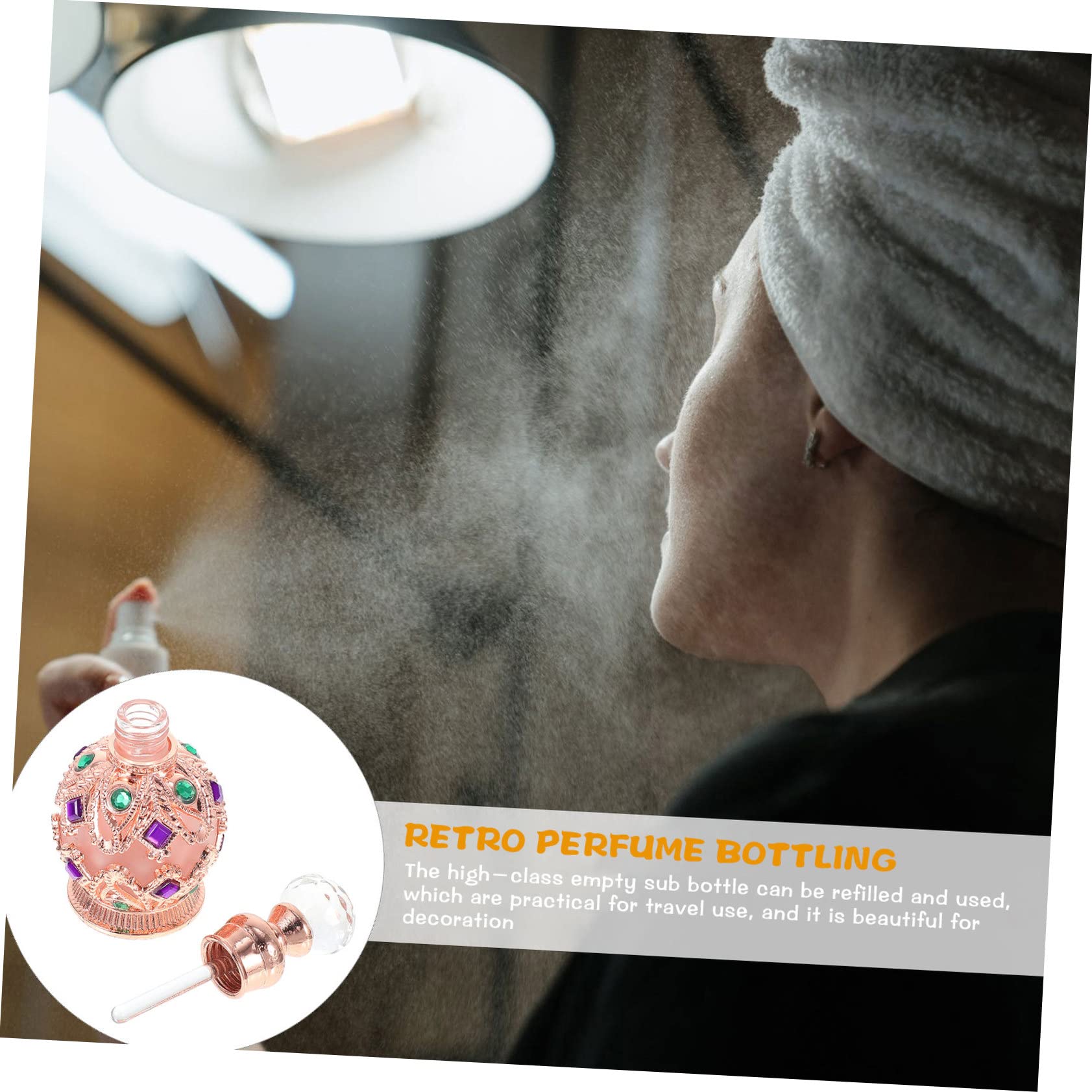 3 Pz Bottiglia Di Olio Essenziale Bottiglia Di Profumo Vuota Contenitori Per Fragranze Ricaricabili Flacone Contagocce Per Olio Essenziale Viaggiare Macchina Dubai Lega