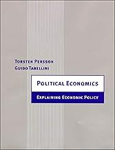 Political Economics: Explaining Economic Policy (Zeuthen Lectures)