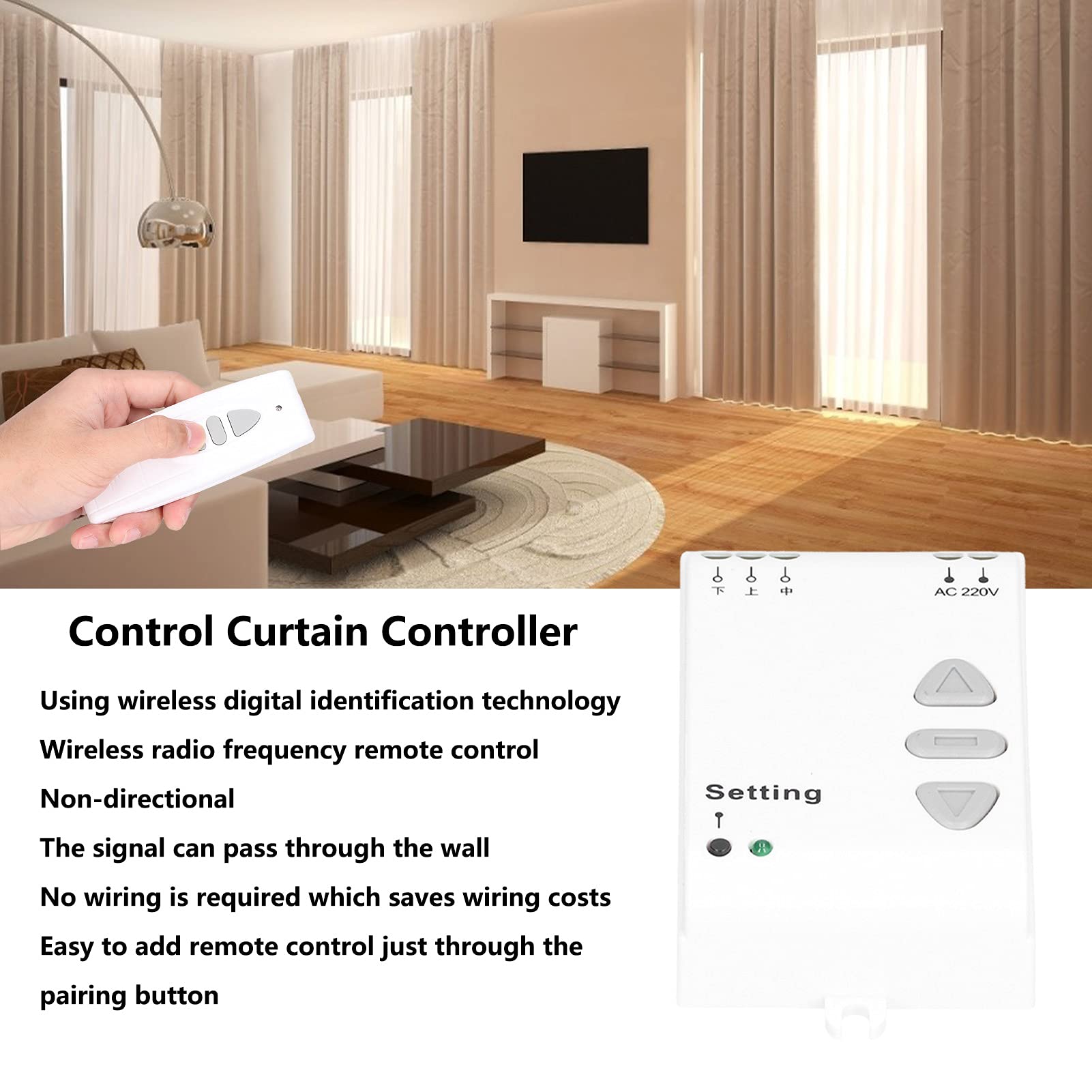 Control Remoto Para Pantallas De Proyección - Interruptor Inalámbrico Universal
