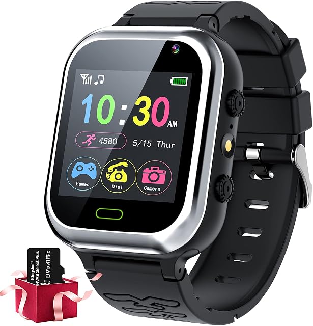 YEDASAH Kids Smart Watch - Kids Watch Phone with Call SOS Camera Games, Smart Watch for Kids Boys Girls with MP3 Music Player, Kids Toys Birthday for Children 3-12
