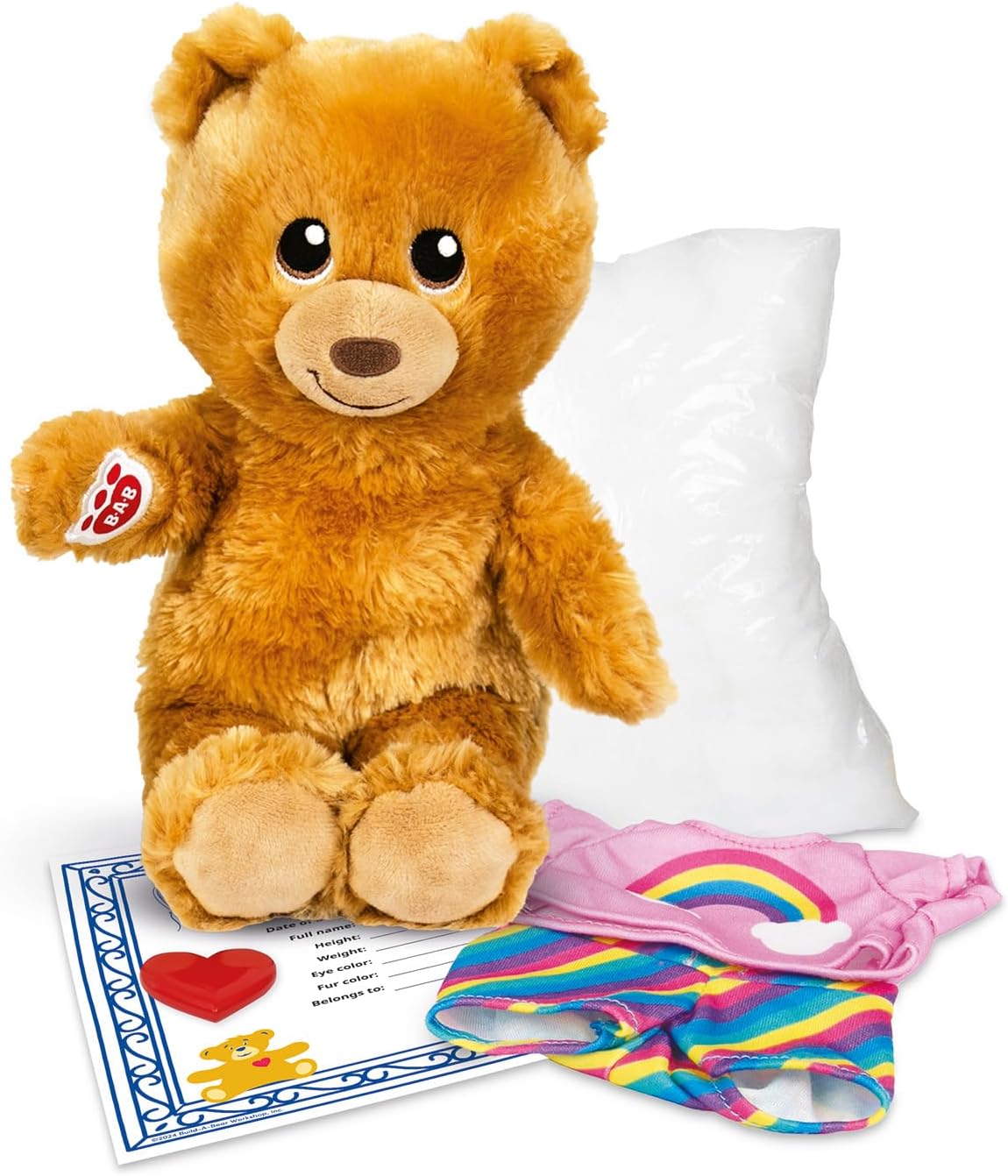 Casdon Build-A-Bear Workshop Furtastic Toy Bear & Outfit Assortment | Assorted Cuddly Toy Bears and Outfits for Children Ages 3+ | Ready to Stuff! | Filling, Heart, and Certificate Also Included Casdon Build-A-Bear Workshop Furtastic Toy Bear & Outfit Assortment | Assorted Cuddly Toy Bears and Outfits for Children Ages 3+ | Ready to Stuff! | Filling, Heart, and Certificate Also Included