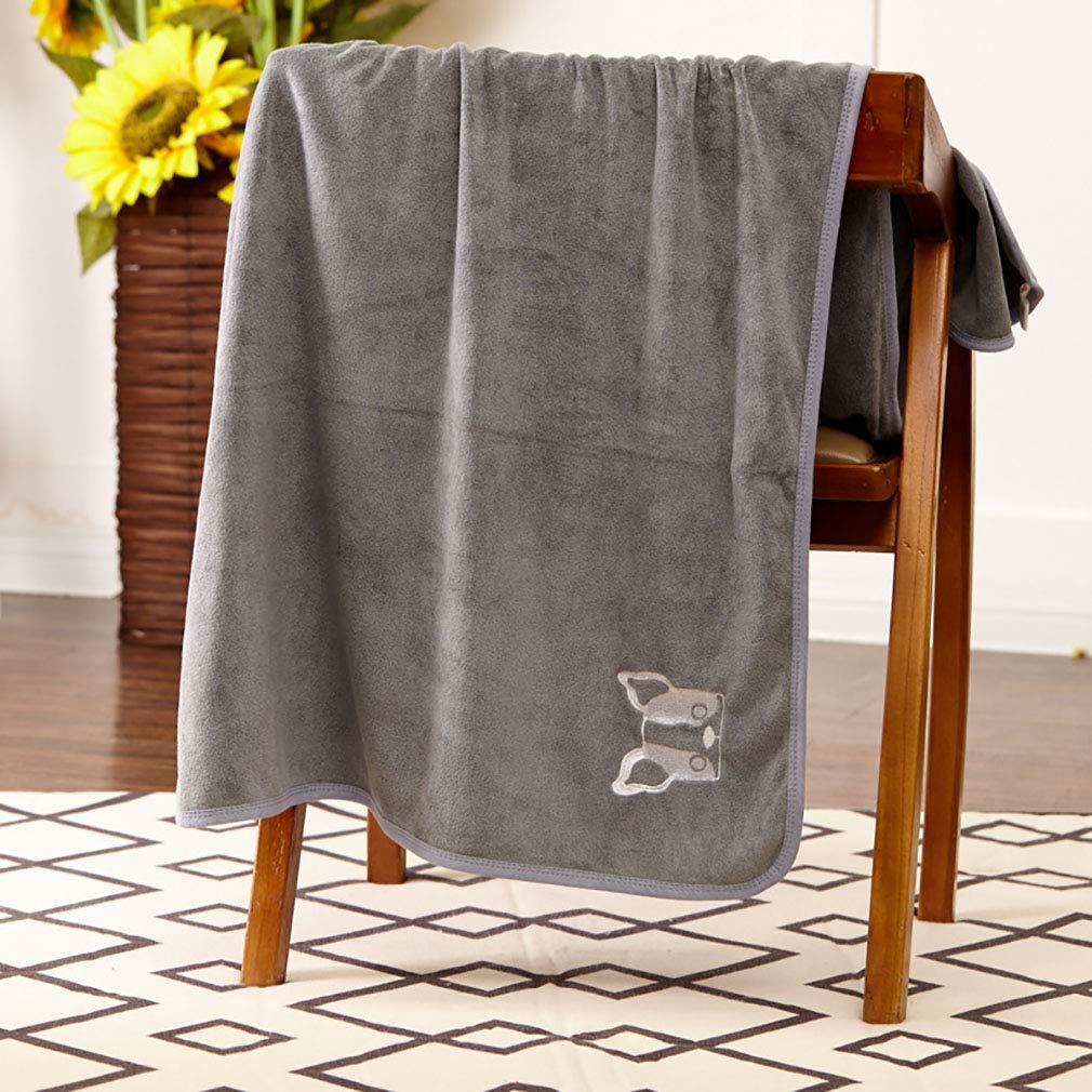 Serviette de Bain en Microfibre à Séchage Rapide pour Chiens et Chiots, Serviette de Bain pour Chien Ultra Absorbante