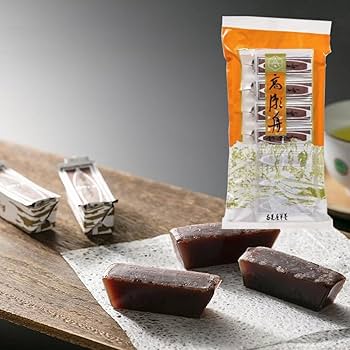 ようかん Amazon.co.jp: 高瀬舟羊羹 古見屋羊羹 7個入り 1袋 岡山土産