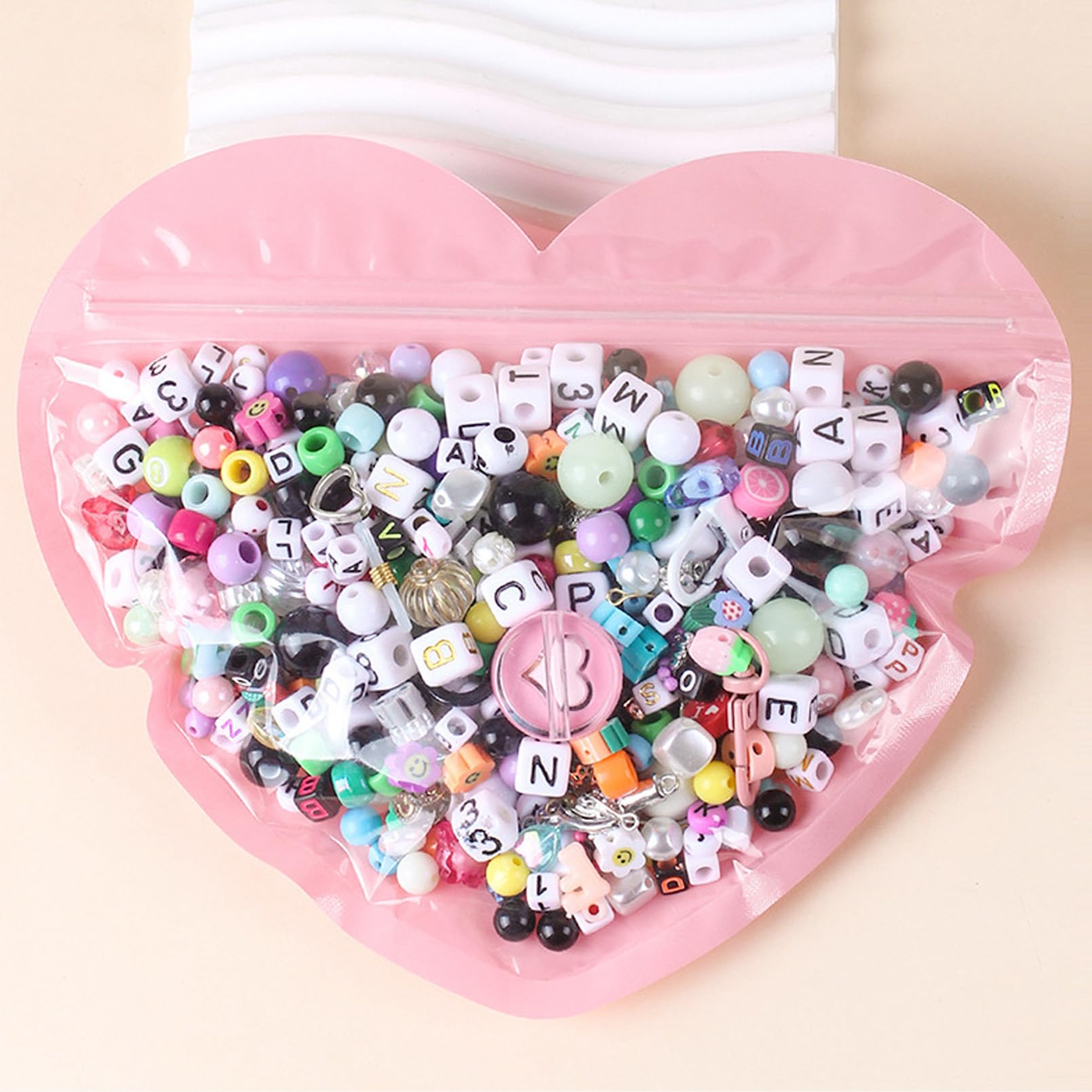 100 Bolsas de joyería,Bolsas Hermeticas Pequeñas Resellable en Forma de Corazón,Bolsas Plastico Transparente Almacenamiento de Joyas Antideslustre para Anillos,Pendientes,Pulseras,Collares (Rosa)