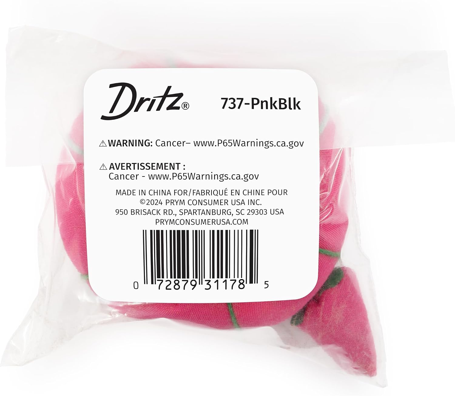 Dritz Tomato Pin Cushion, Pink